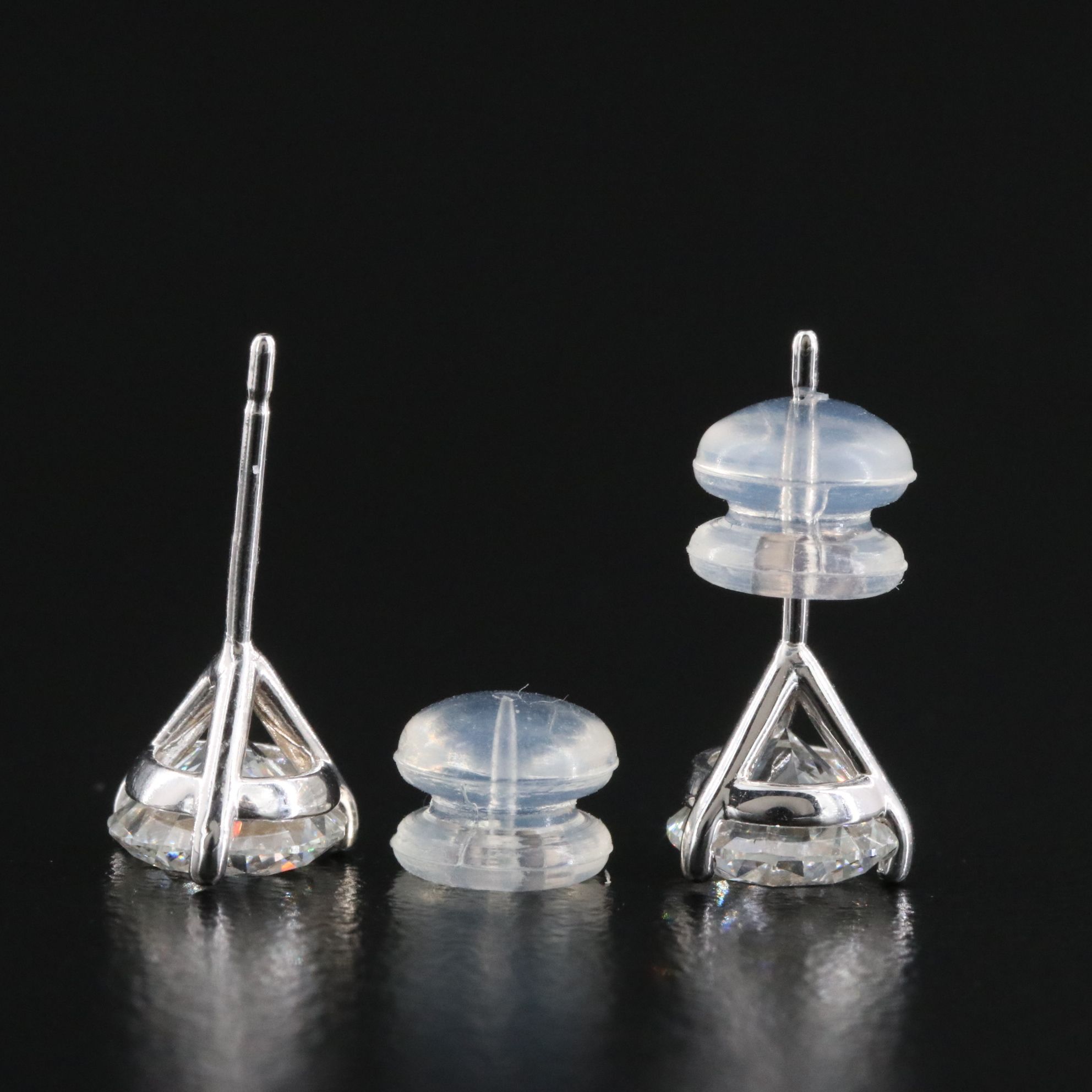 14K 2.00 CTW Lab Grown Diamond Earrings