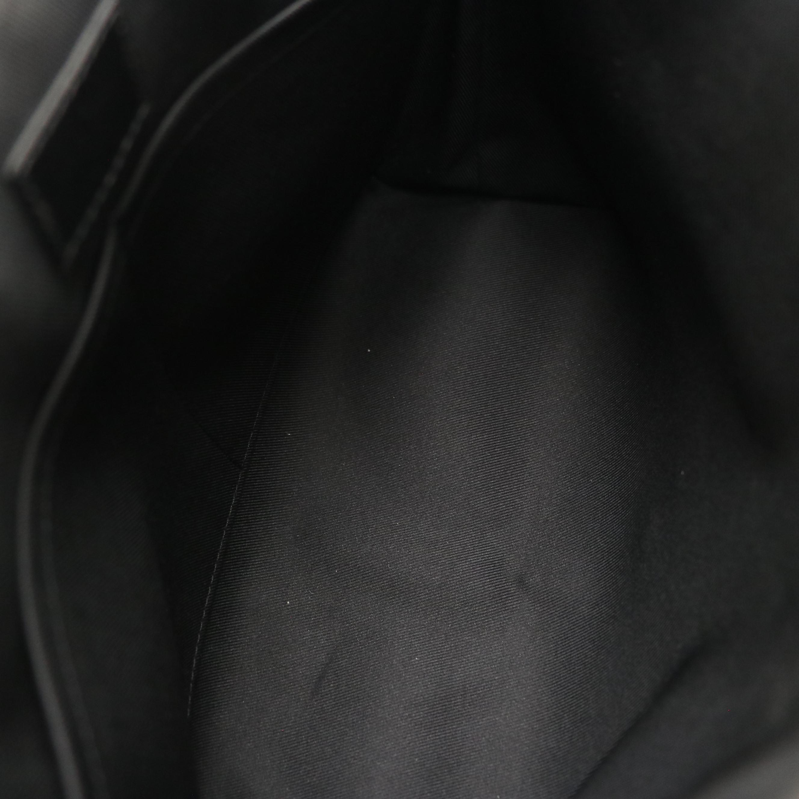 Louis Vuitton Saumur Messenger Bag in Monogram Eclipse Canvas & Grained Leather