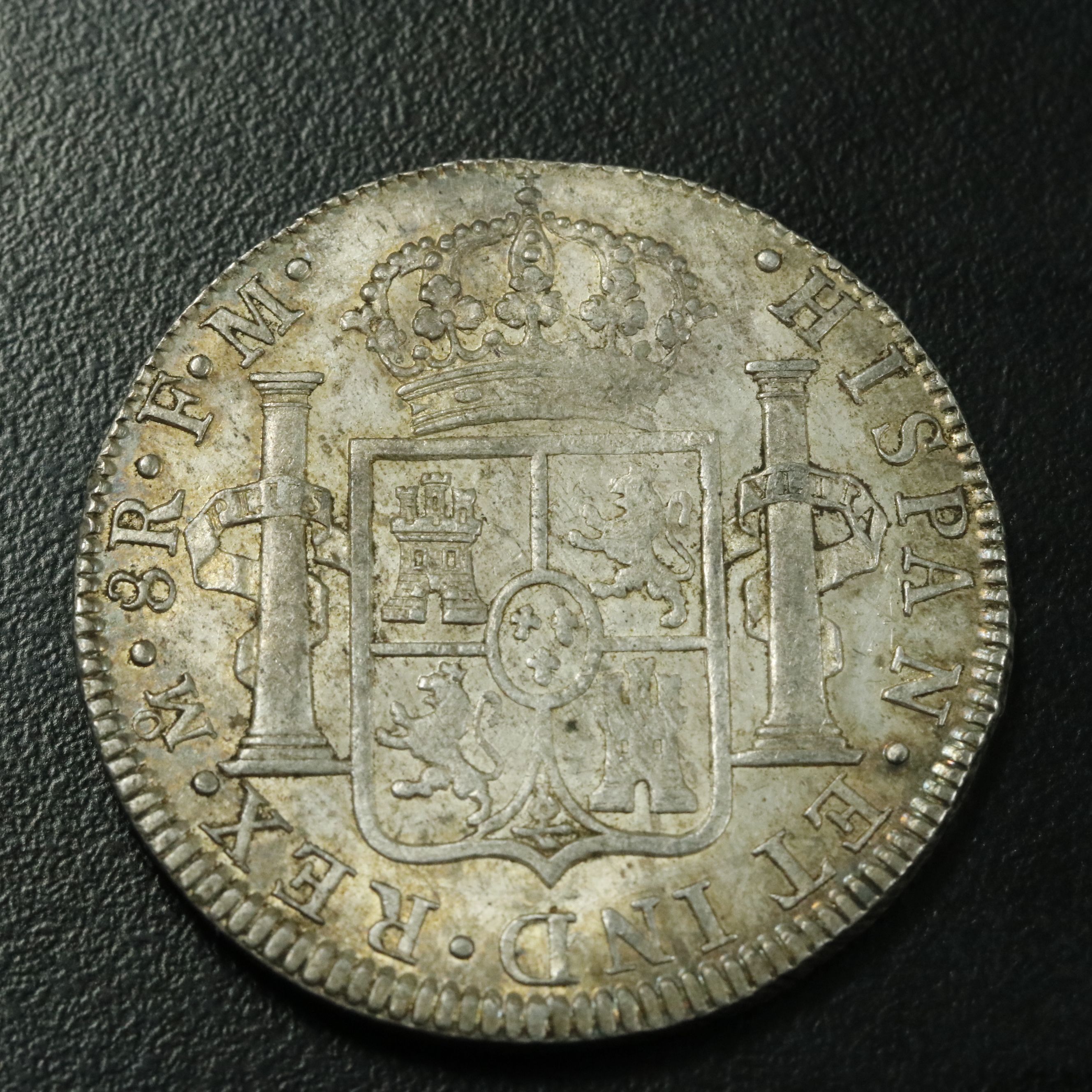 1784 Spanish Eight Reales Silver Coin