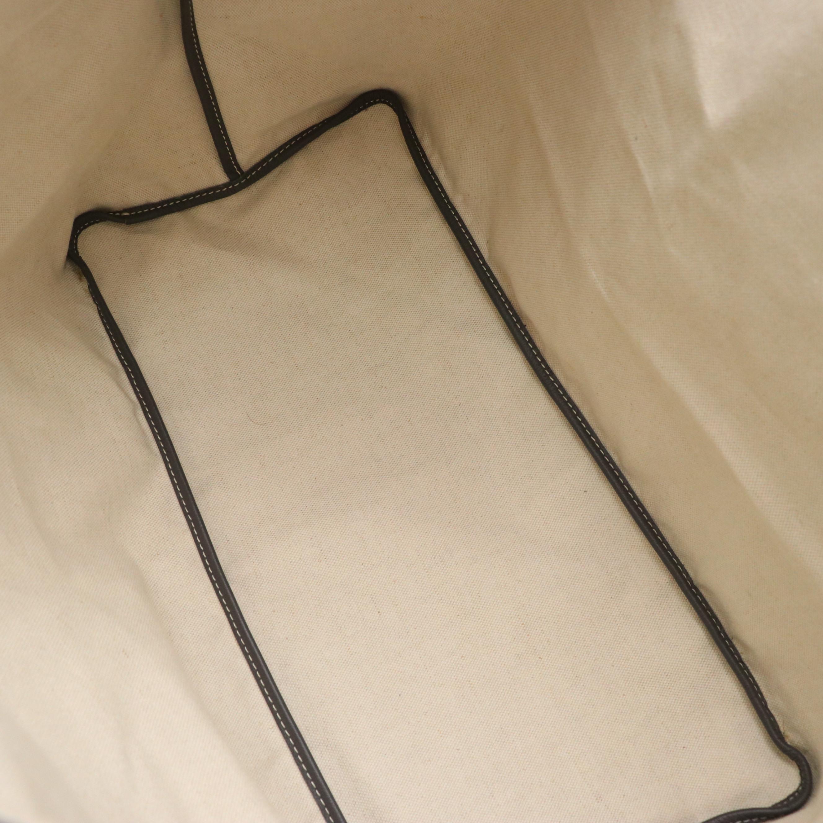 Goyard Saint Louis GM Tote in Grey Goyardine Canvas