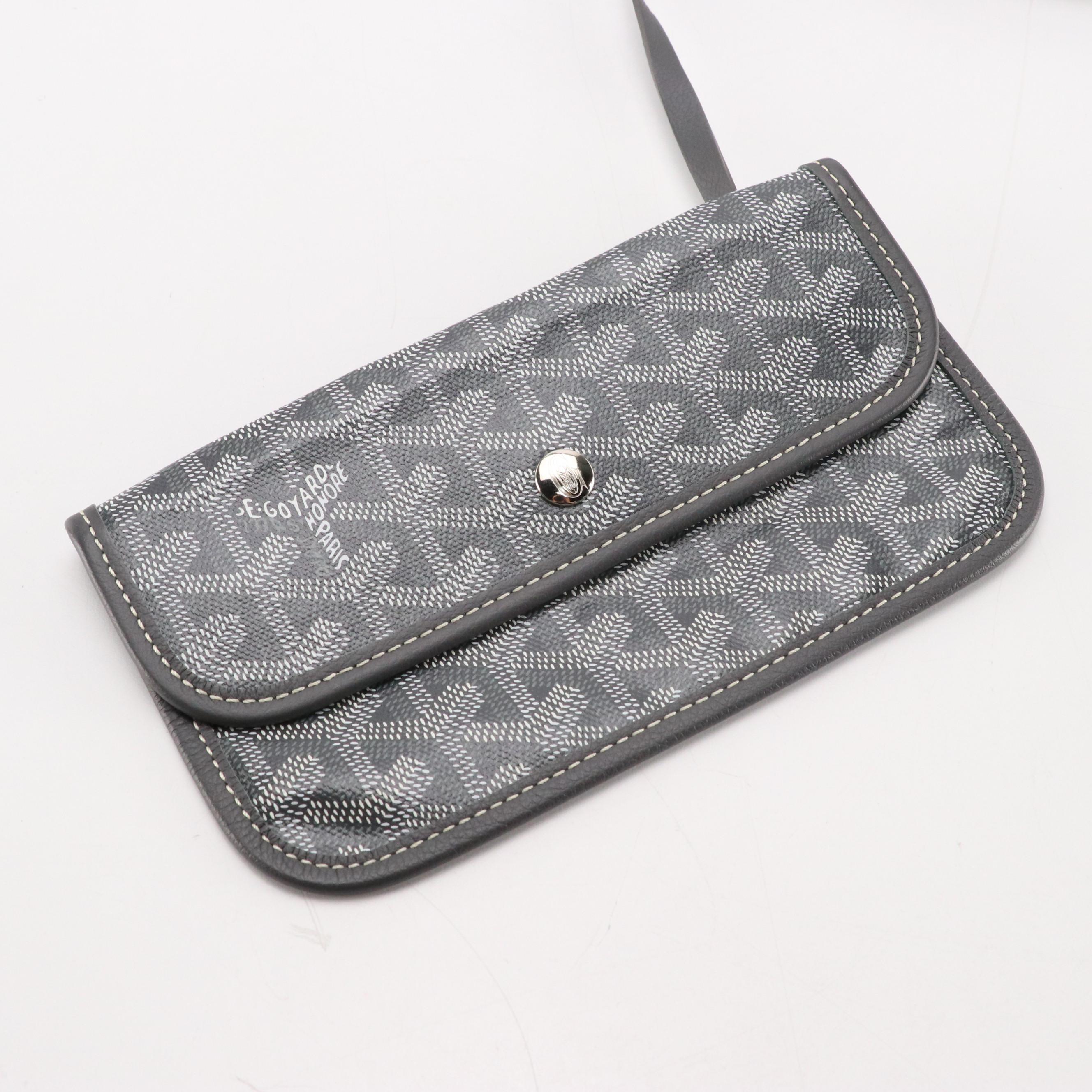 Goyard Saint Louis GM Tote in Grey Goyardine Canvas