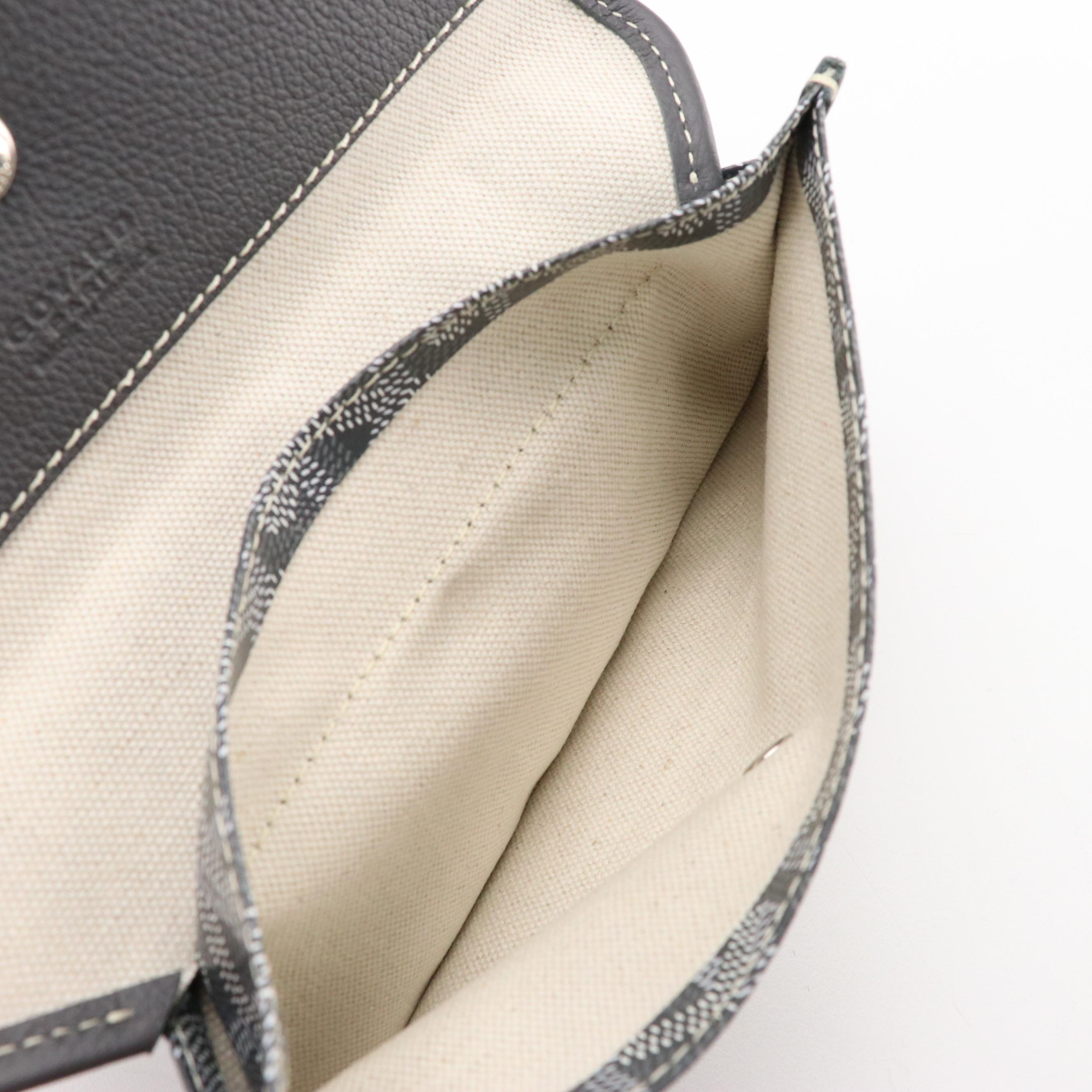 Goyard Saint Louis GM Tote in Grey Goyardine Canvas