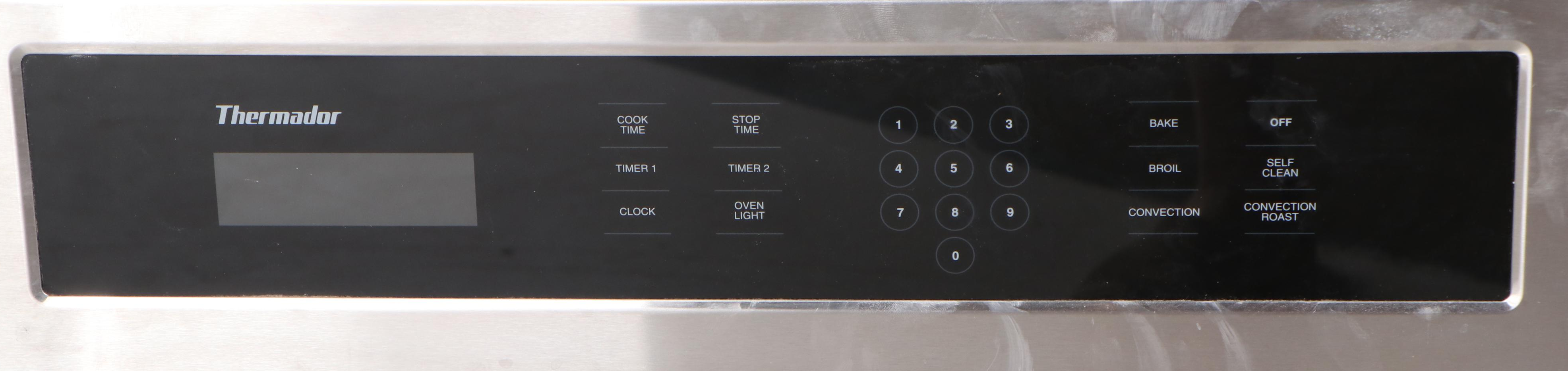 Thermador Stainless Steel Convection Range and Range Hood