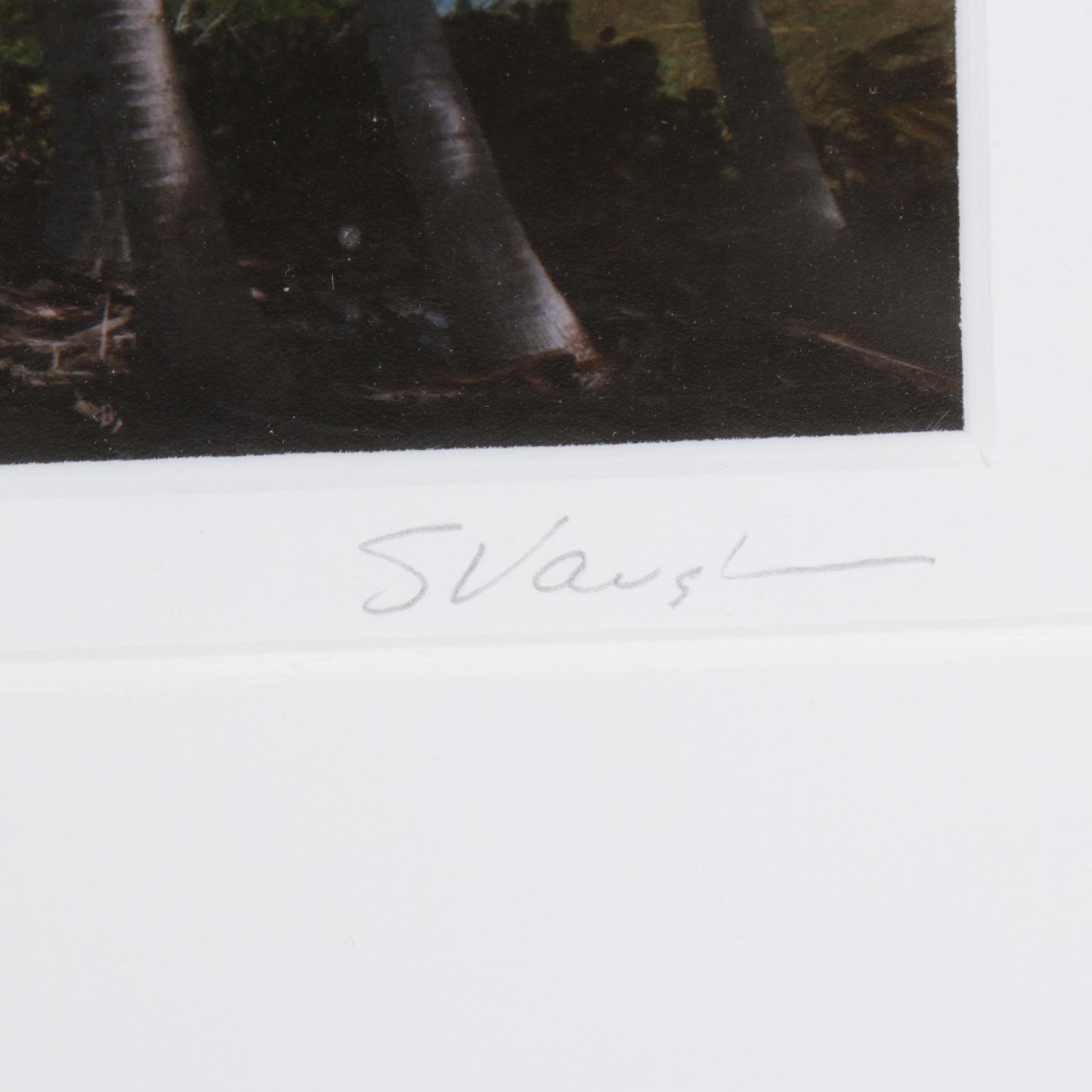 Steve Vaughn "The Deep Blue Sea" Panoramic Photograph, Late 20th Century