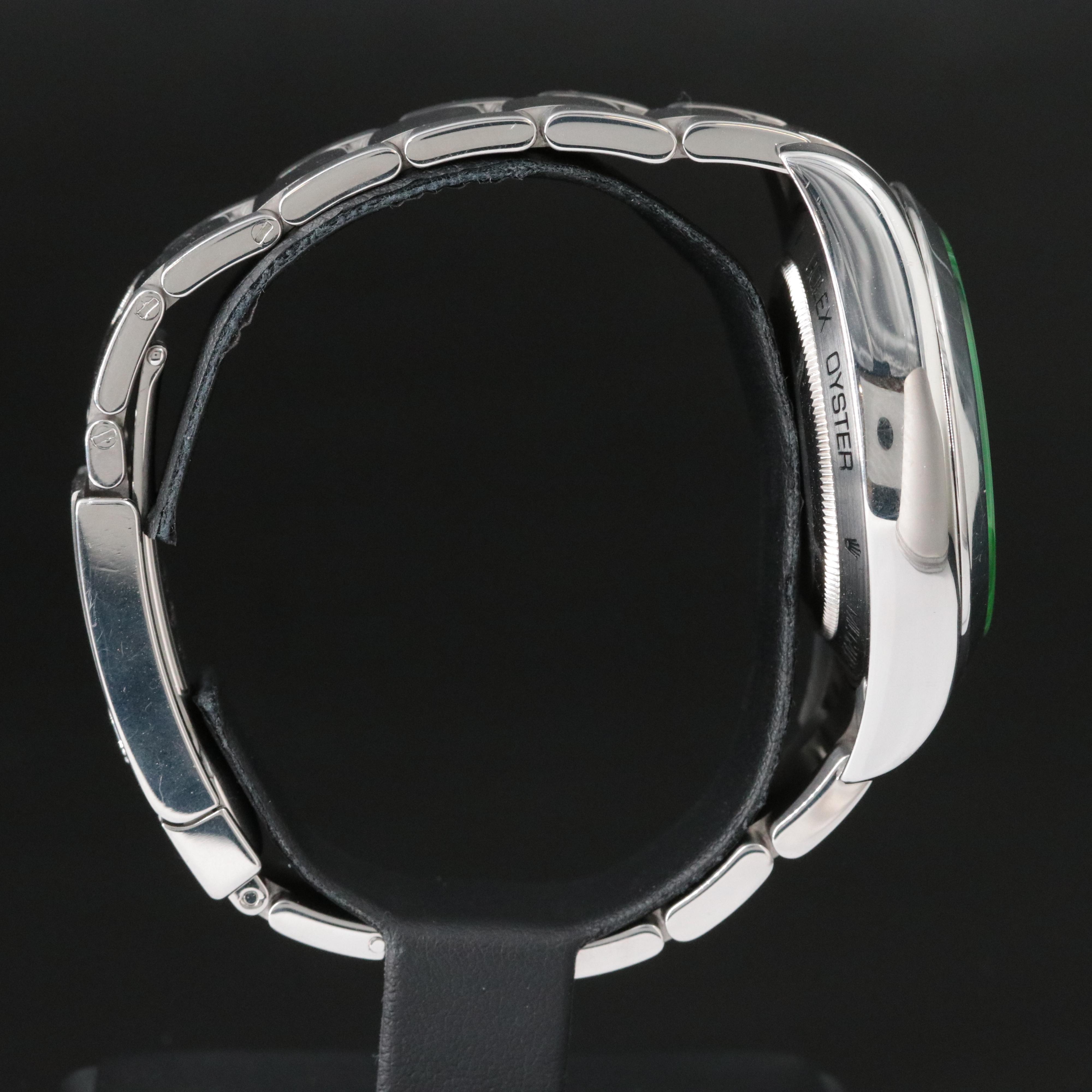 Rolex Milgauss Green Crystal Ref.116400 Stainless Steel 2008 Watch