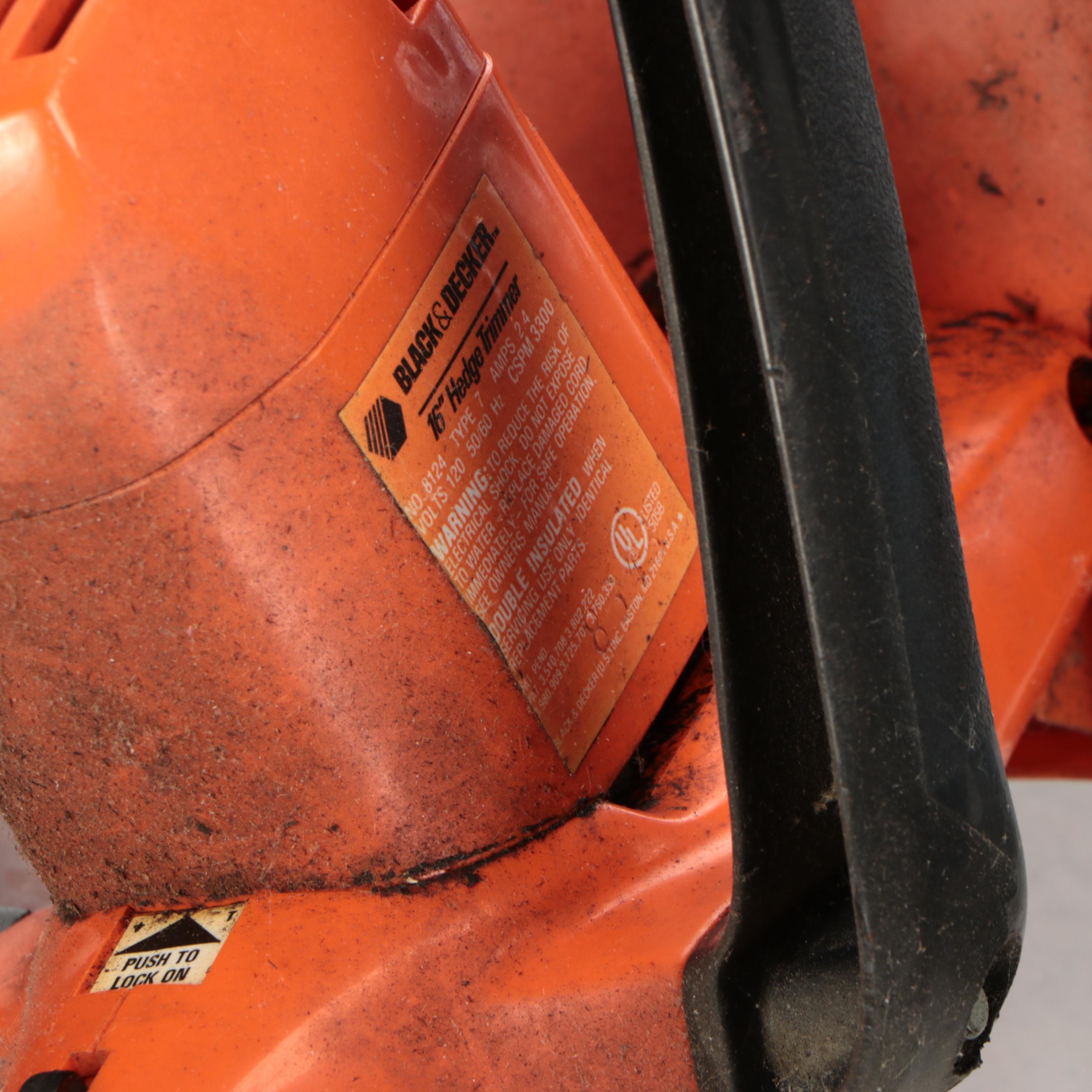 Black+Decker Hedge Trimmer, True Temper Wheelbarrow, and More Lawn Tools