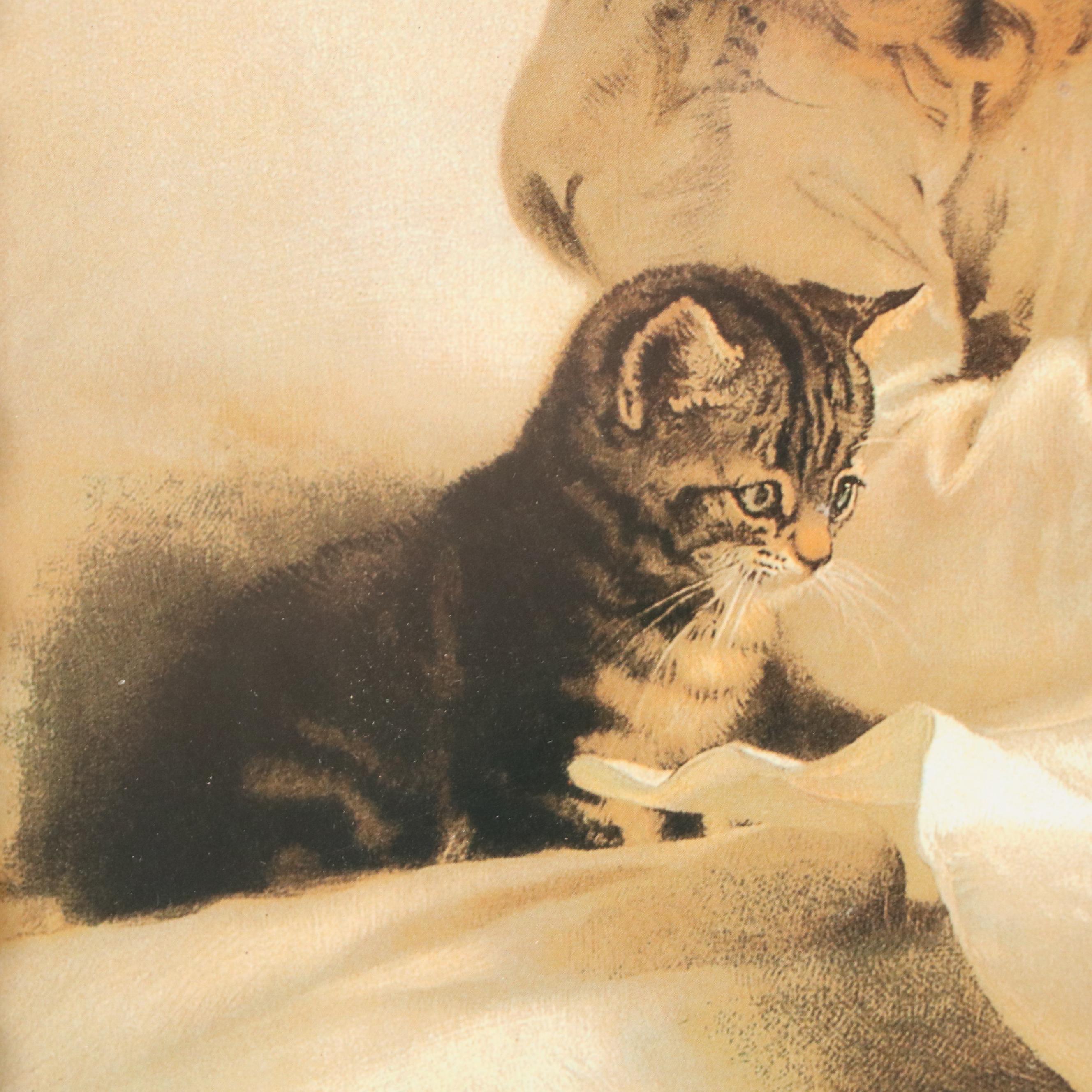 Offset Lithograph After Charles Burton Barber "Suspense"