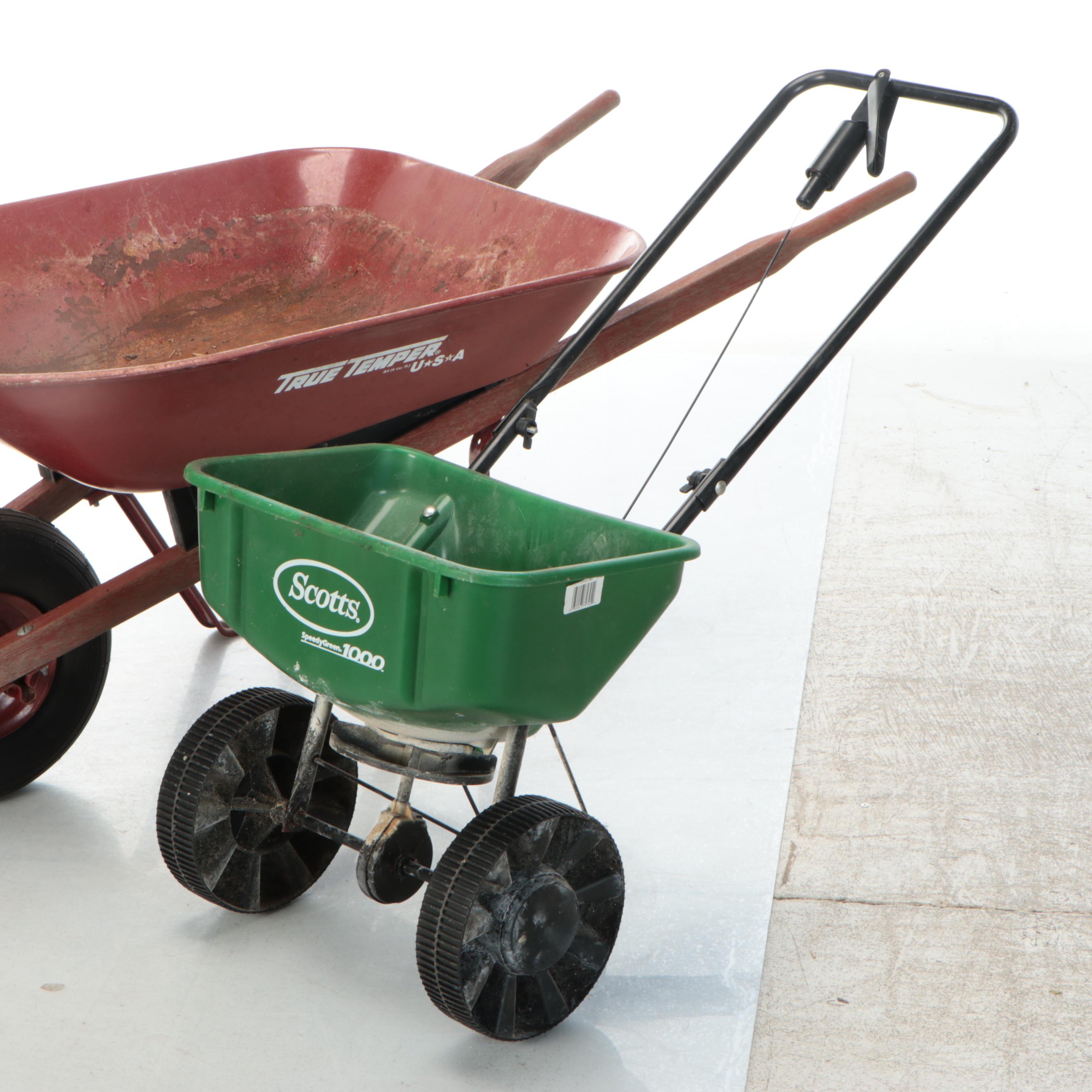 Black+Decker Hedge Trimmer, True Temper Wheelbarrow, and More Lawn Tools