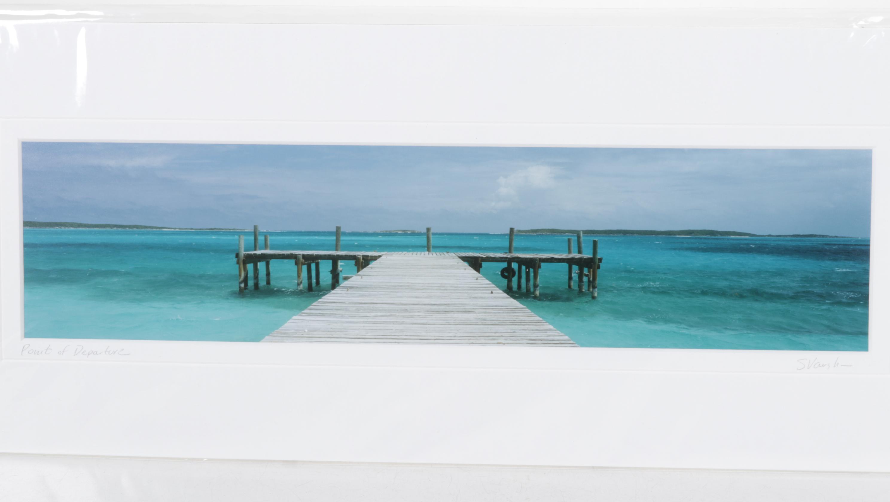 Steve Vaughn "Point of Departure" Panoramic Photograph, Late 20th Century