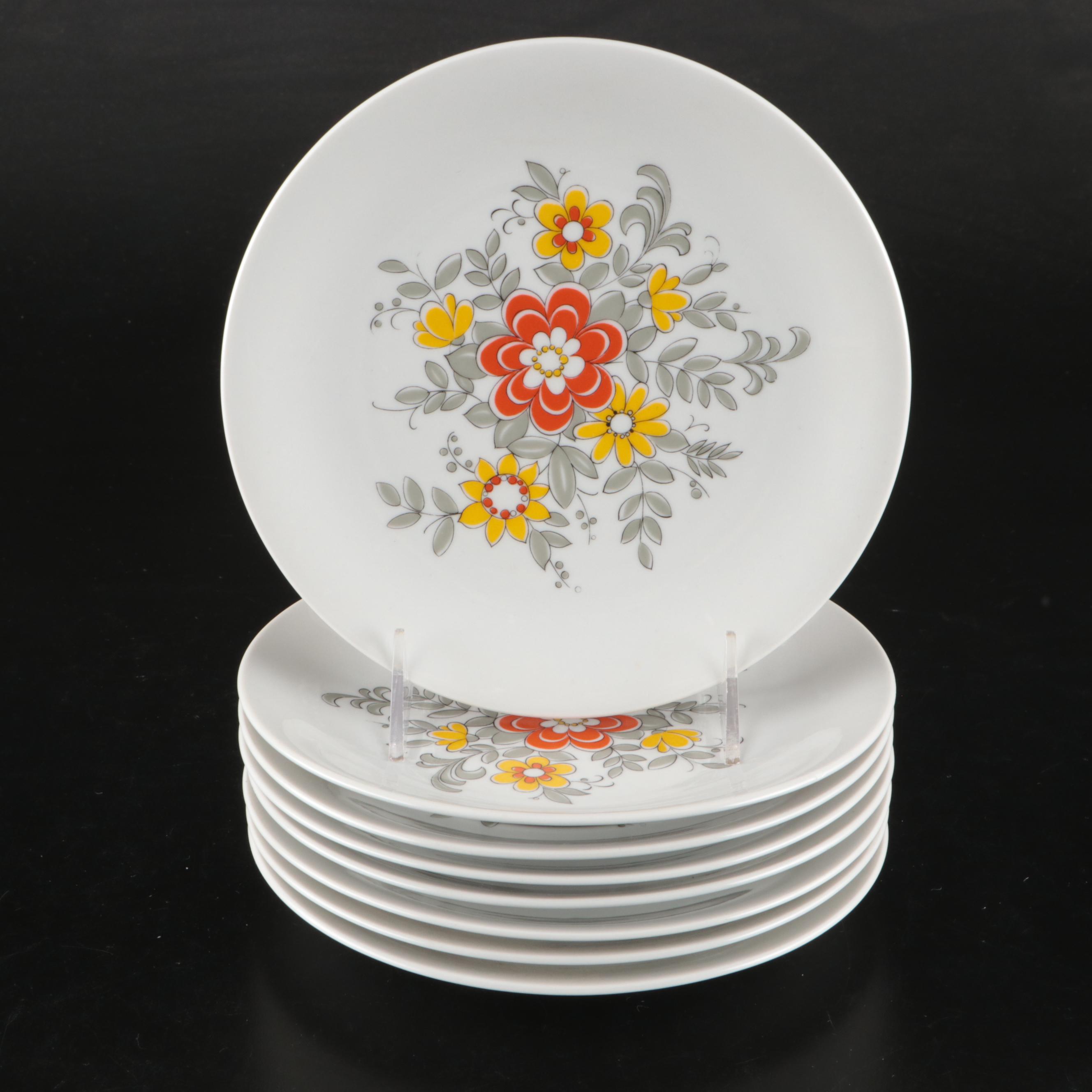 Seltmann Mid Century Modern Style "Dolly" German Porcelain Dinnerware