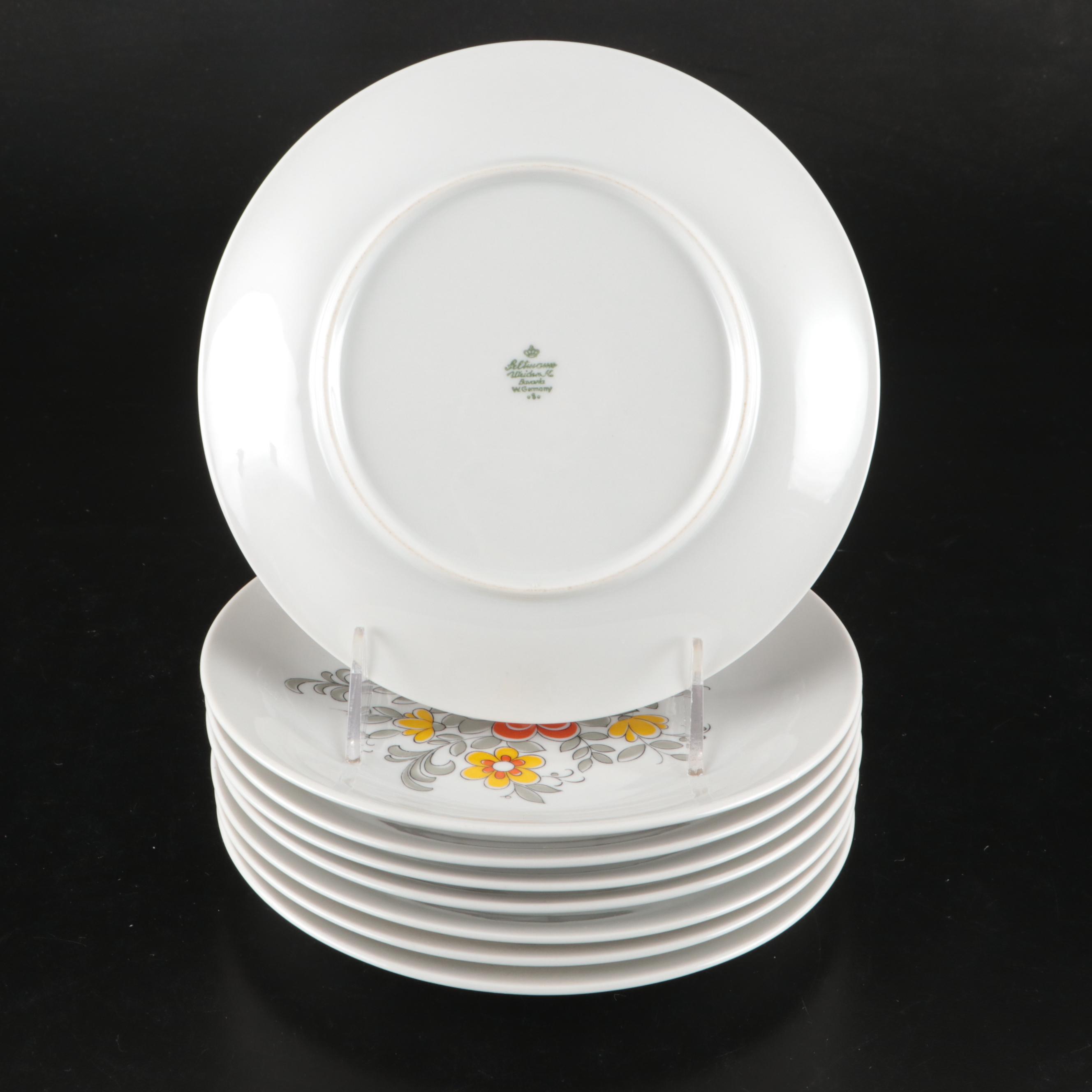 Seltmann Mid Century Modern Style "Dolly" German Porcelain Dinnerware