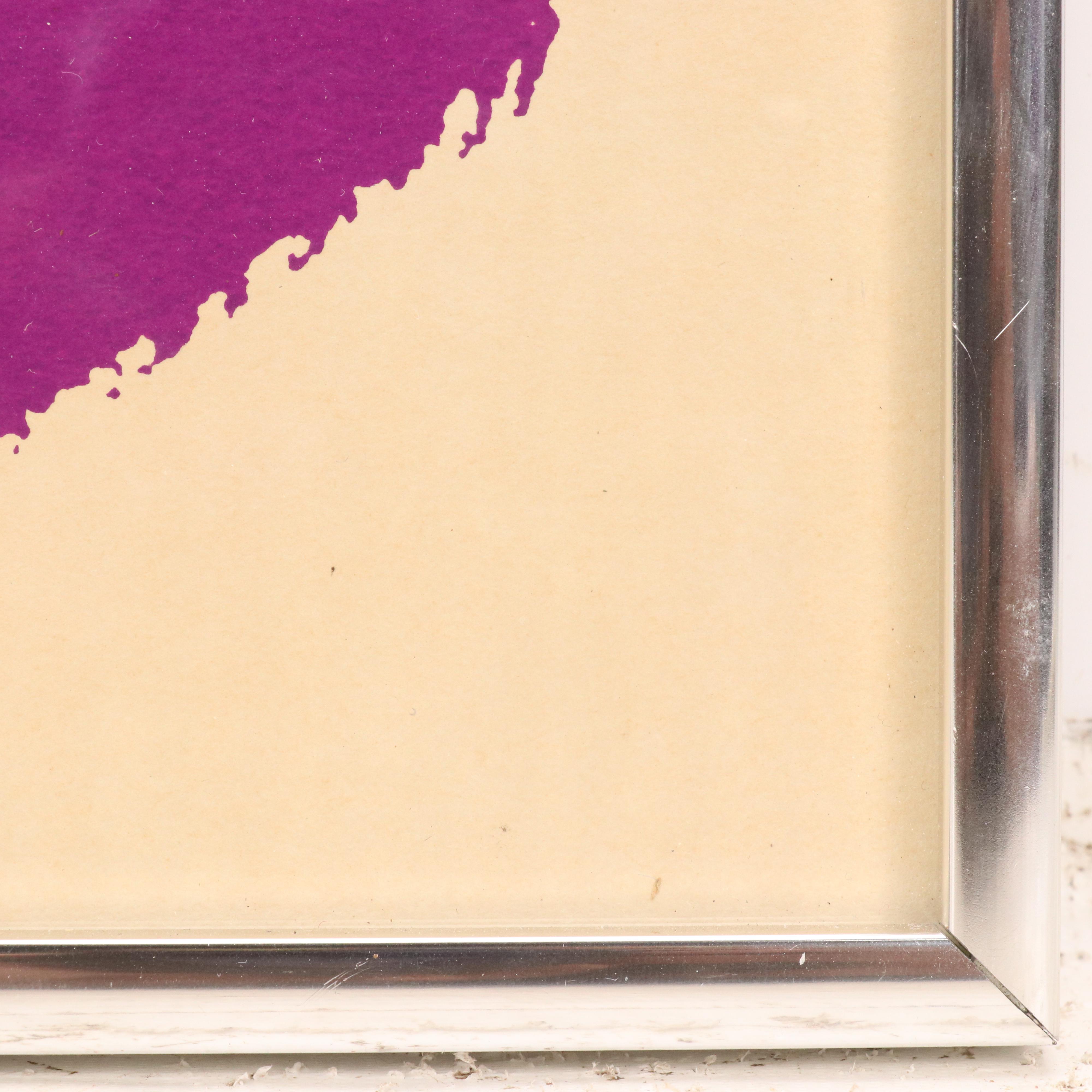 Sister Mary Corita Kent Modern Serigraph "Very," Circa 1970