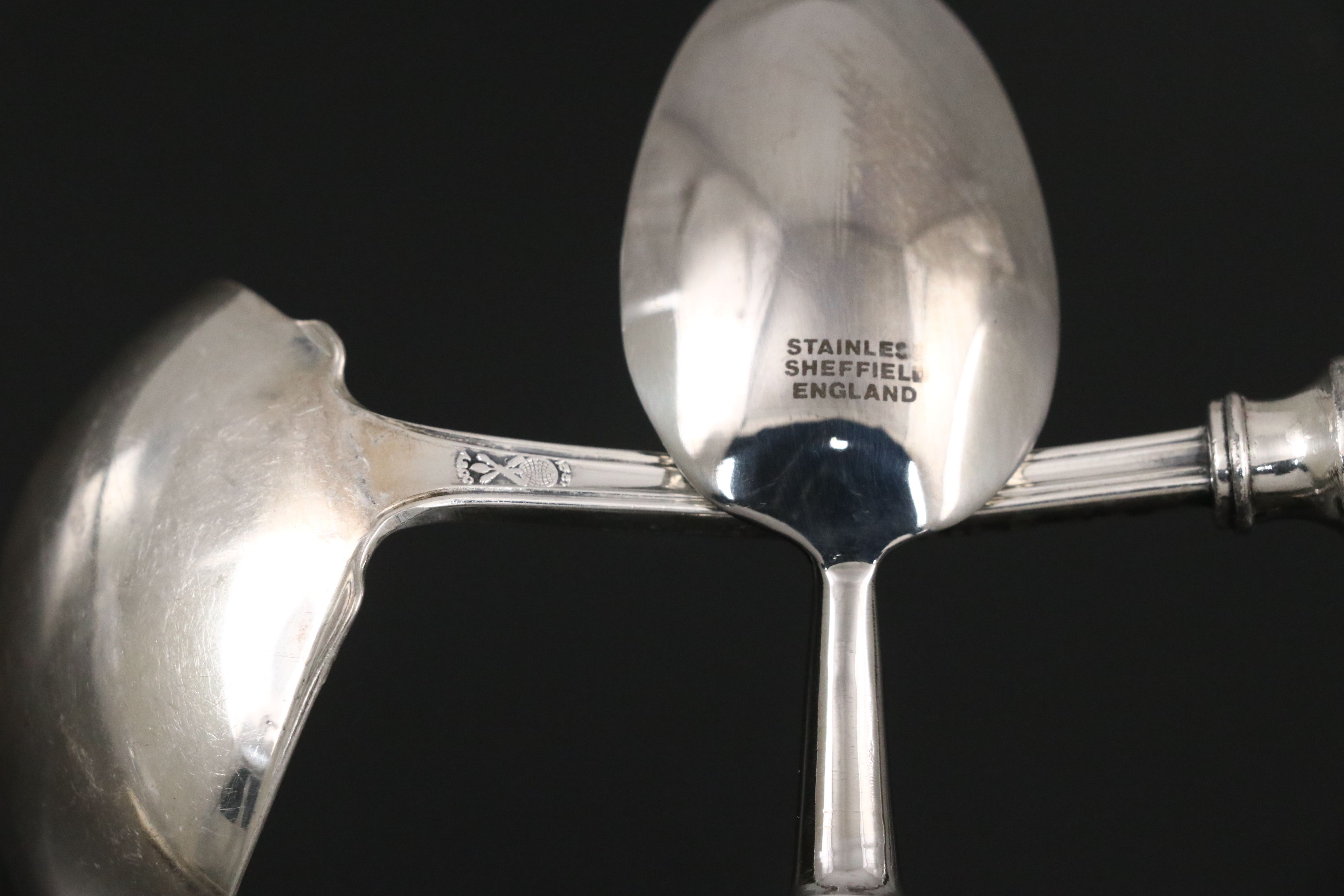 Johnson Bros., Universal, and Other Silver Plate and Mother-of-Pearl Flatware