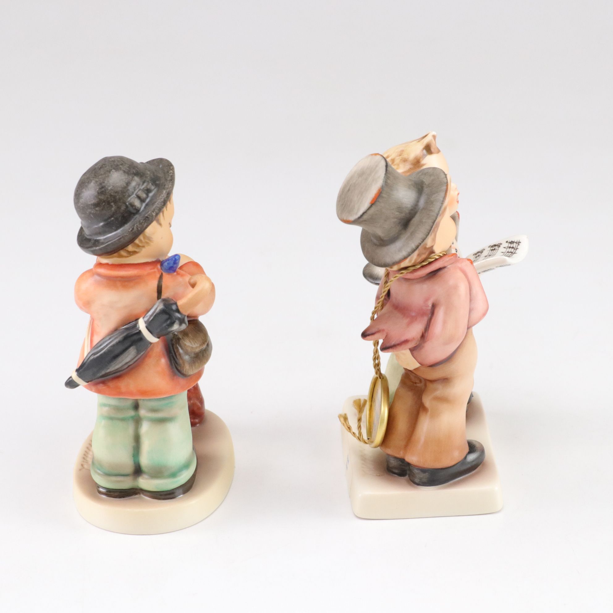 Goebel "Duet!" and "Puppy Love" with More Hummel Porcelain Musician Figurines