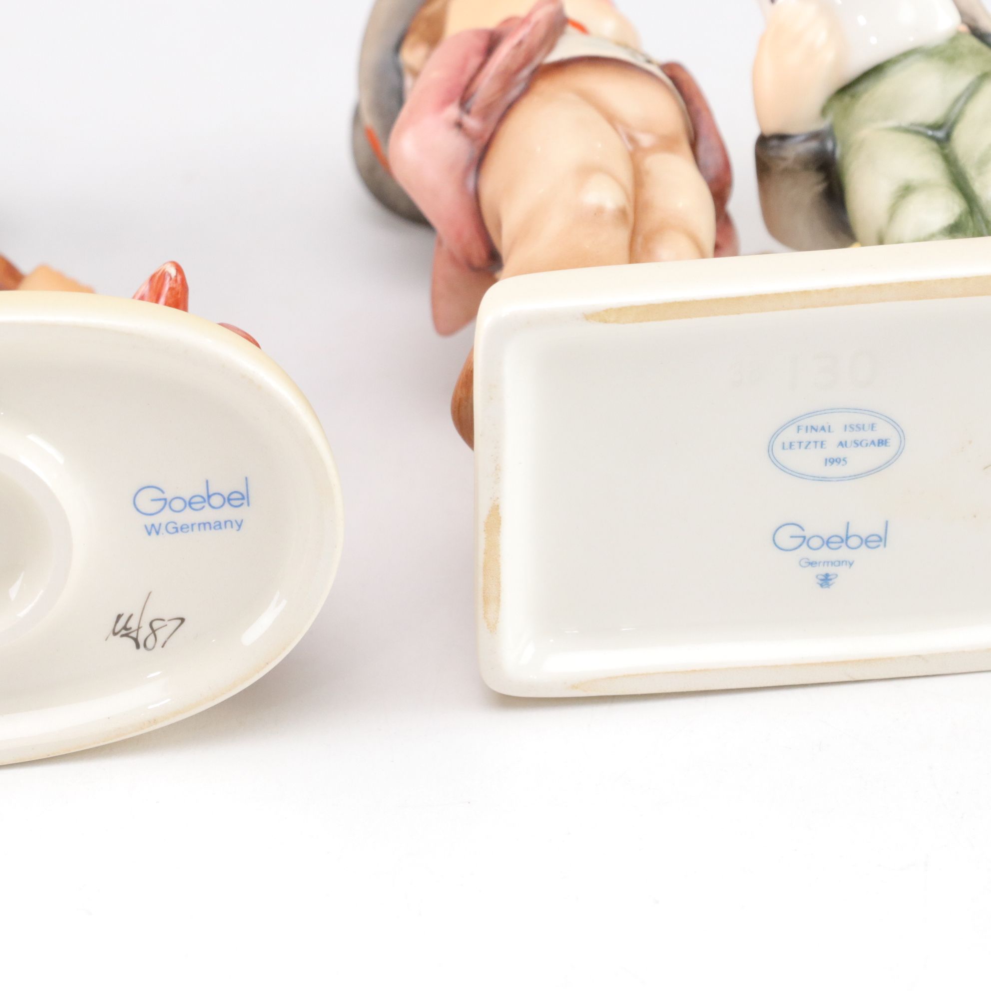 Goebel "Duet!" and "Puppy Love" with More Hummel Porcelain Musician Figurines
