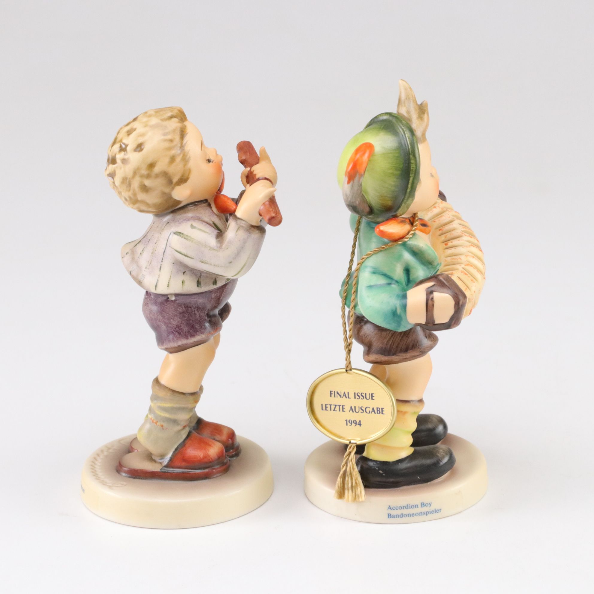 Goebel "Duet!" and "Puppy Love" with More Hummel Porcelain Musician Figurines