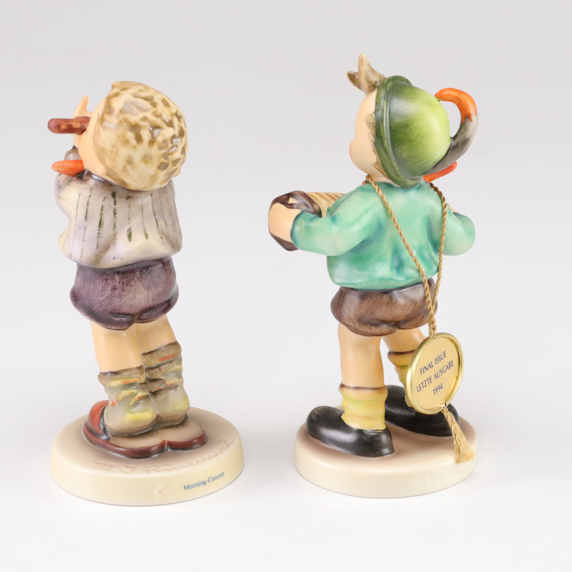 Goebel "Duet!" and "Puppy Love" with More Hummel Porcelain Musician Figurines