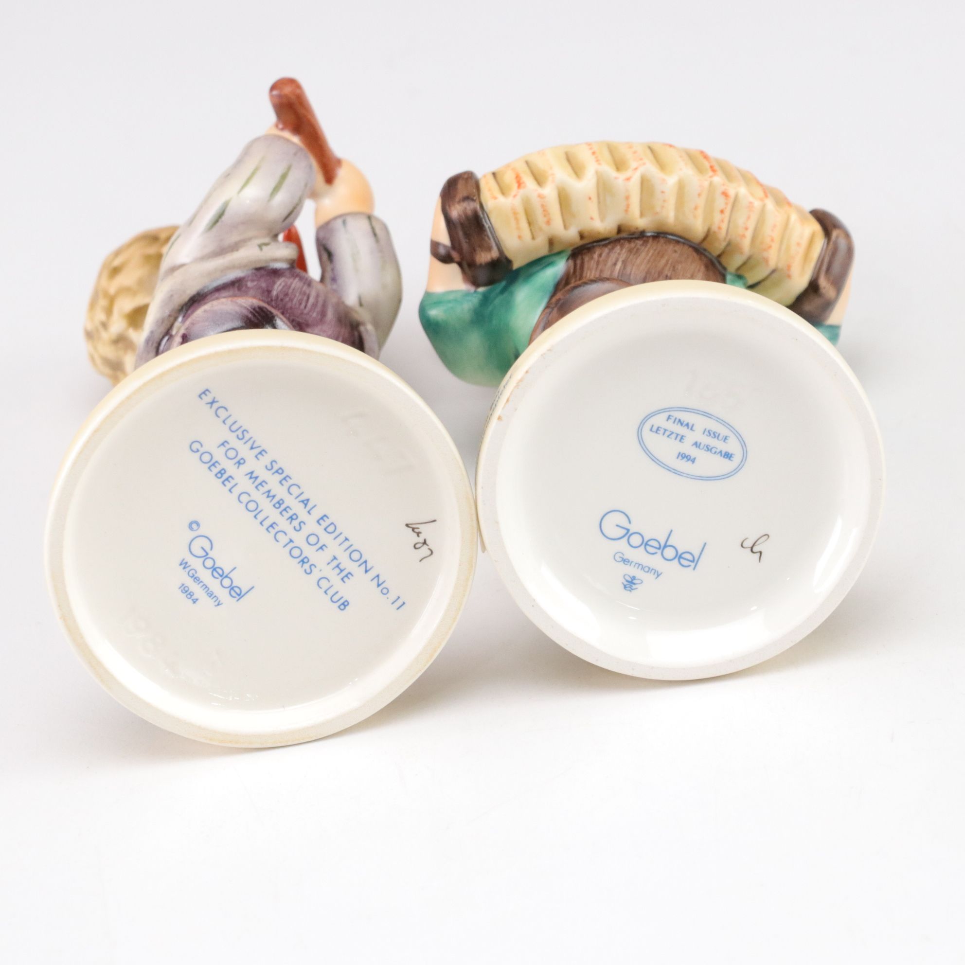 Goebel "Duet!" and "Puppy Love" with More Hummel Porcelain Musician Figurines