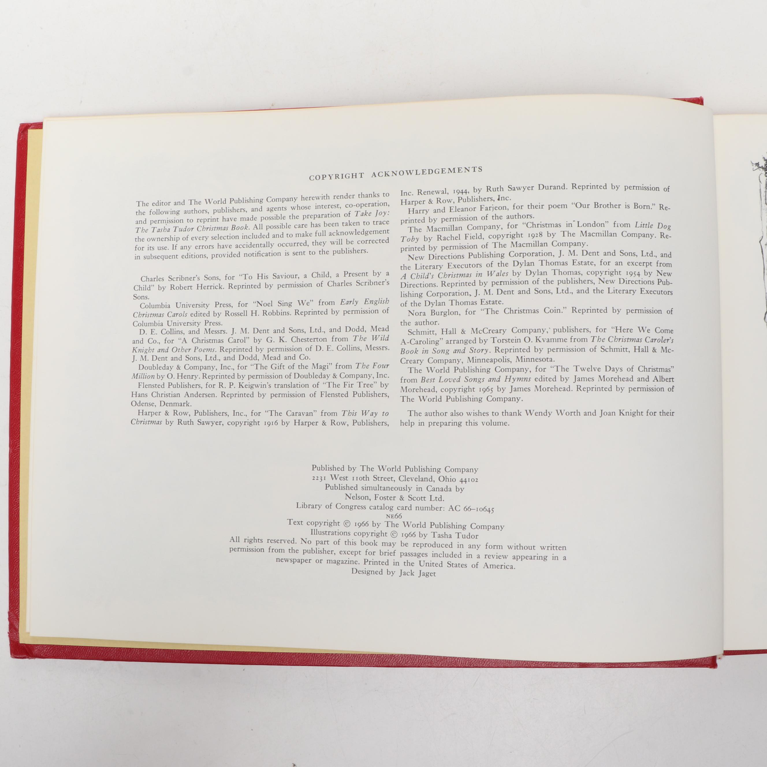 "Take Joy! The Tasha Tudor Christmas Book" and More Holiday Books