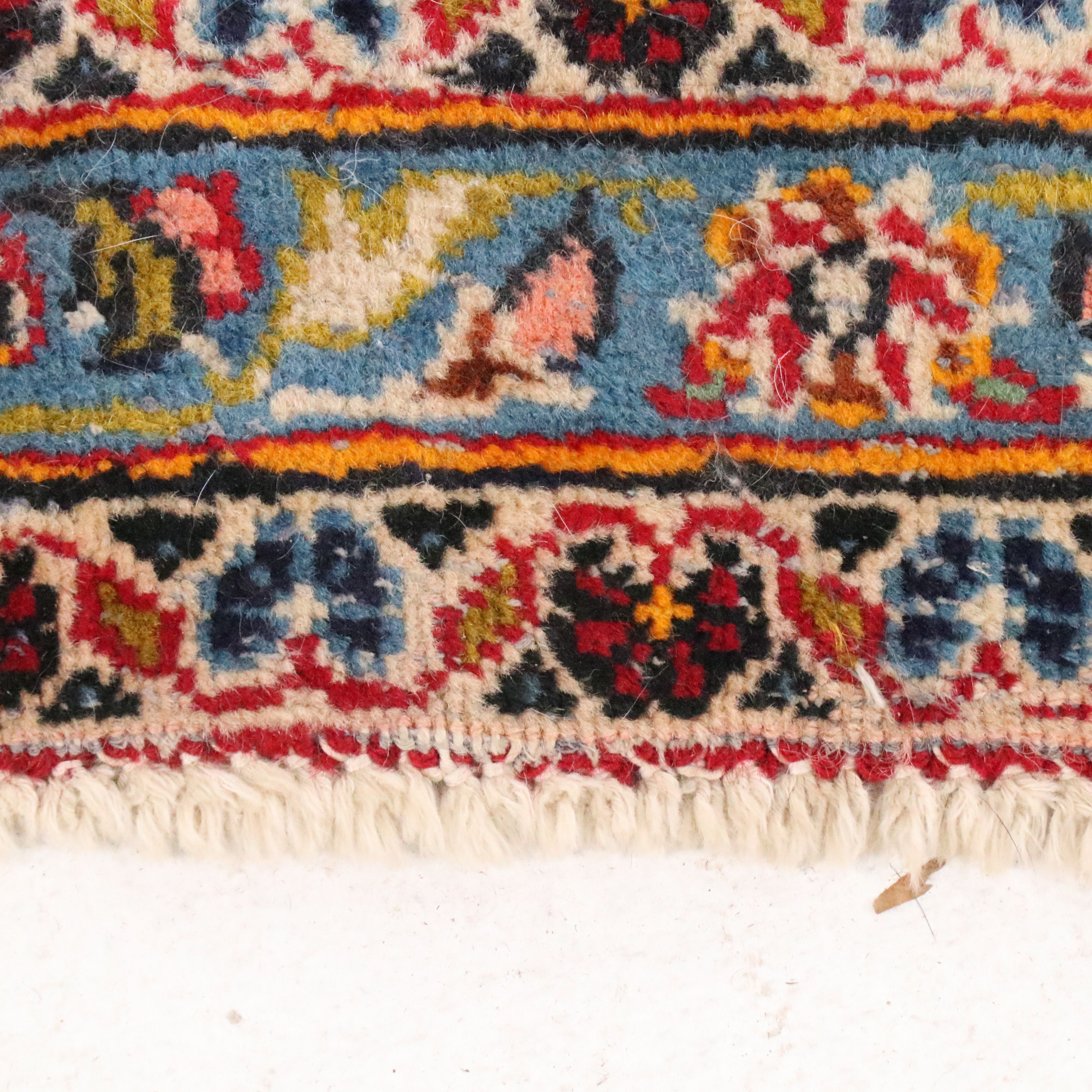 7'10 x 11'11 Hand-Knotted Persian Kashan Area Rug