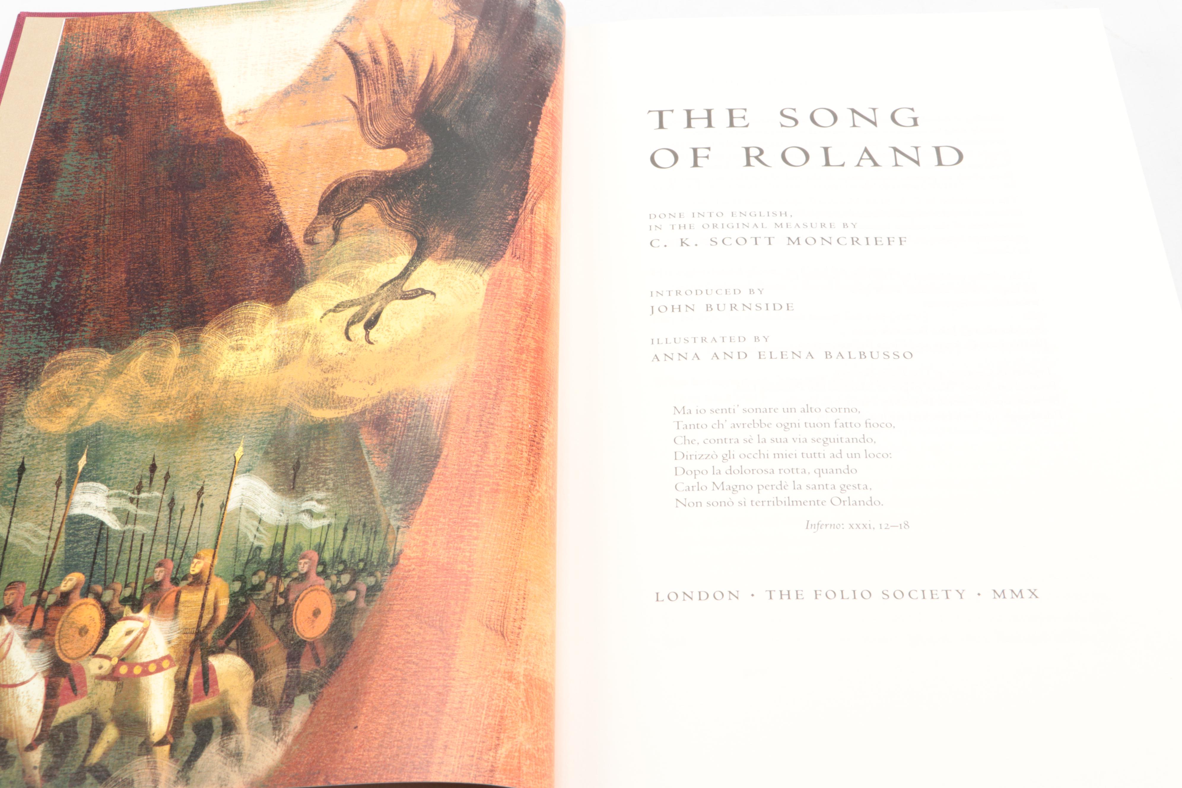 Folio Society "Epics of the Middle Ages" Edited by Richard Barber and More Books