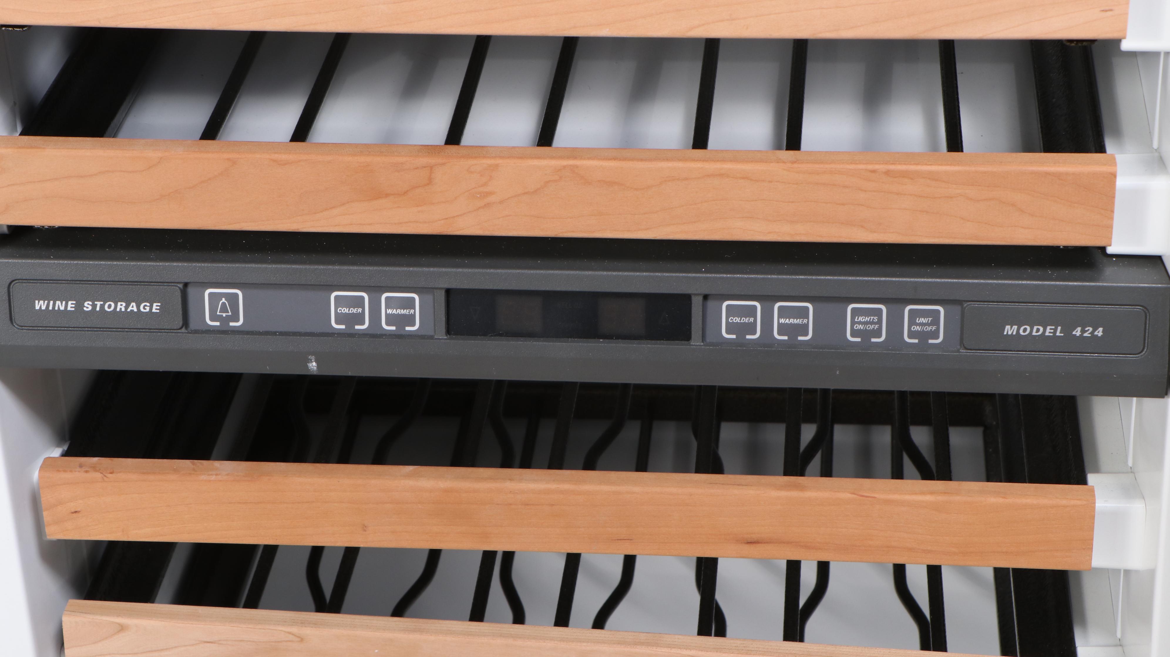 Sub-Zero Stainless Steel Model 424 Undercounter Wine Chiller