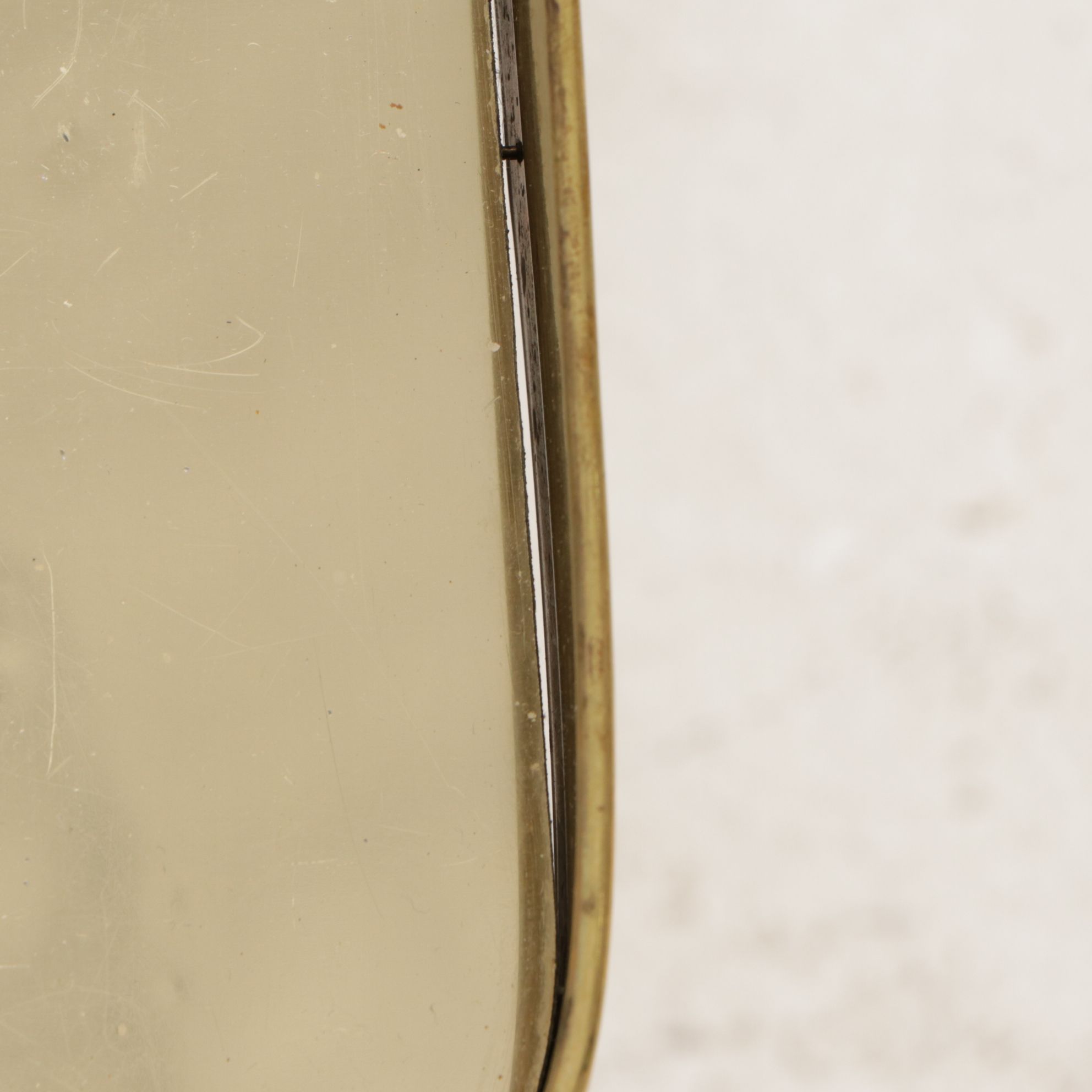 Brass Tray-Form Cocktail Table