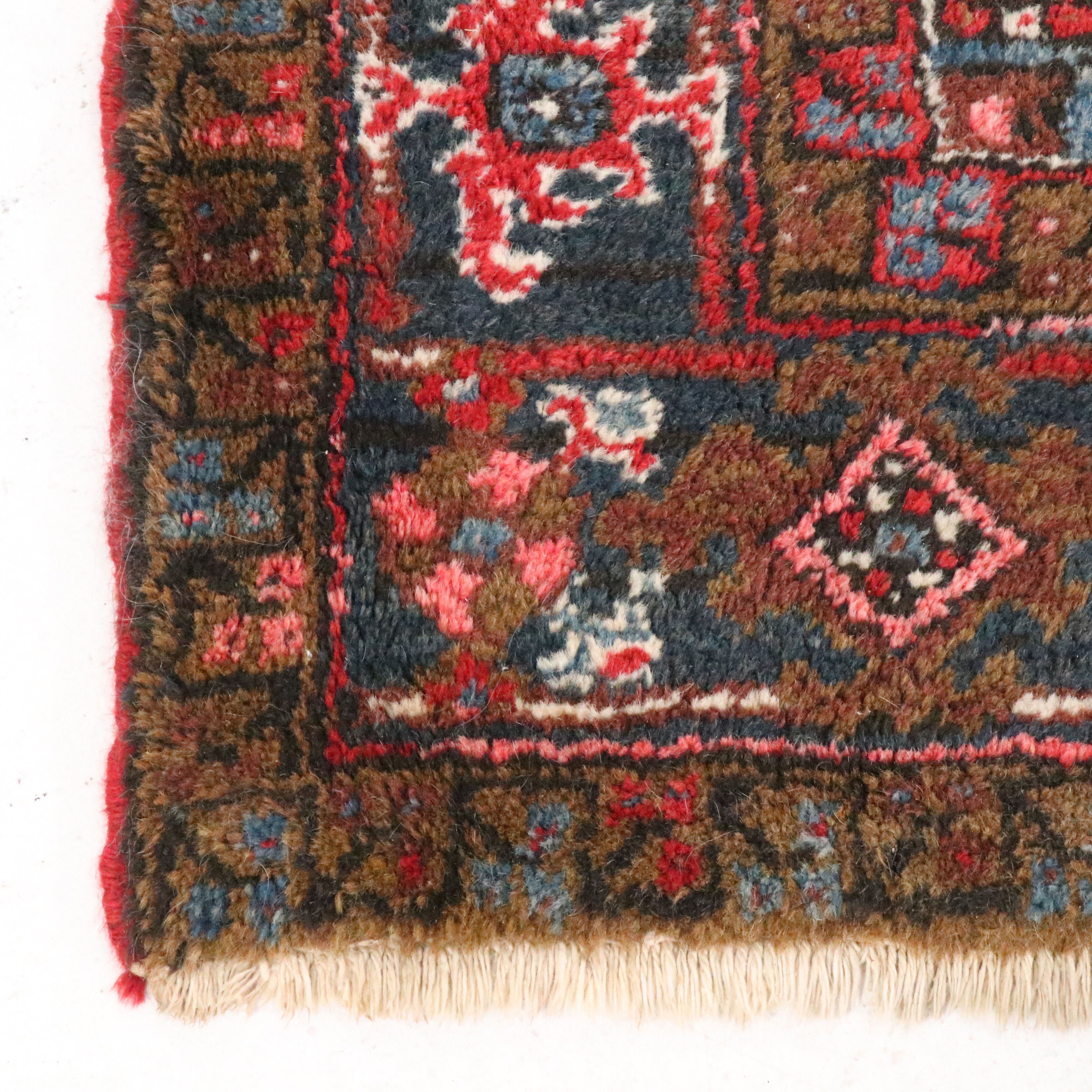 7'3 x 8'6 Hand-Knotted Persian Heriz Area Rug