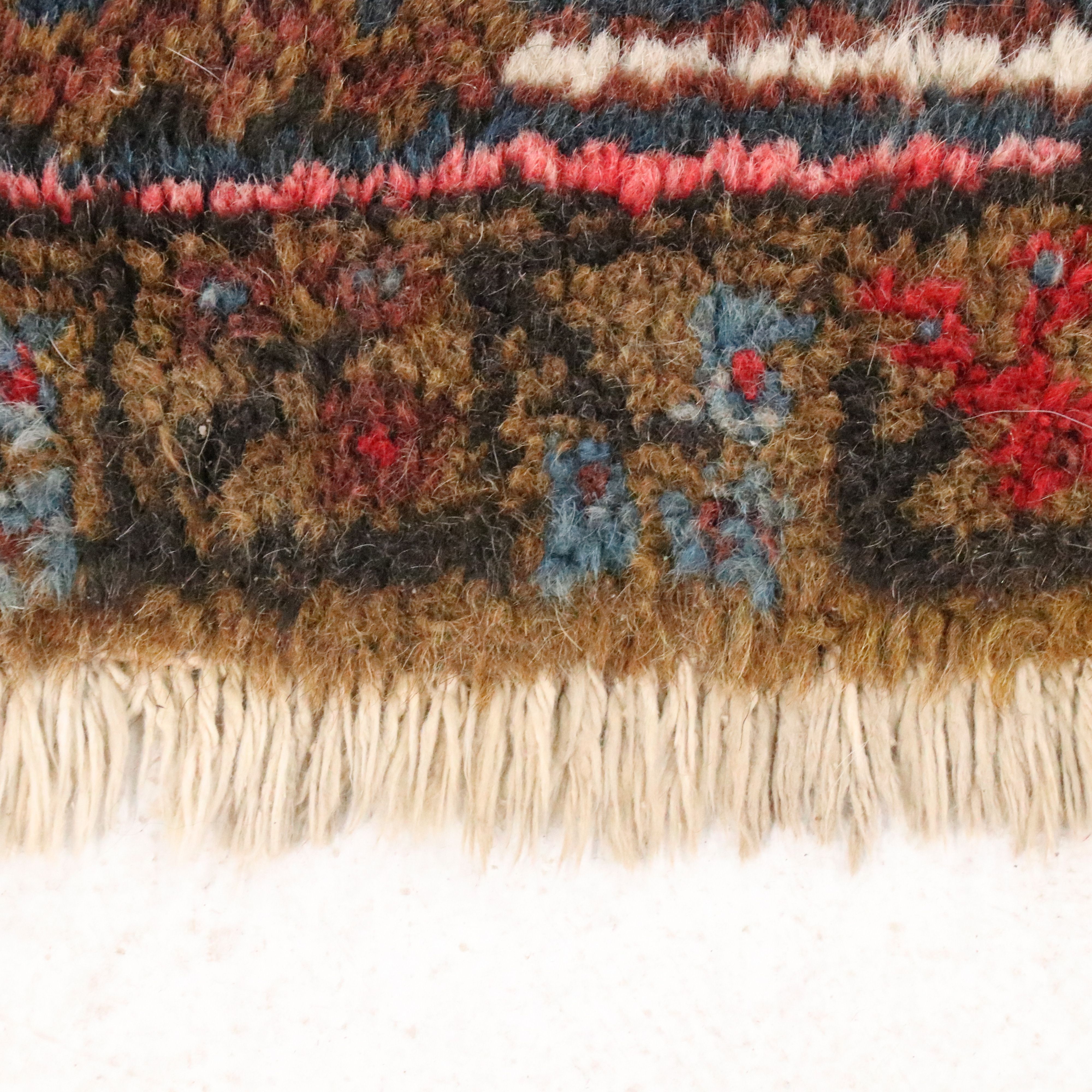 7'3 x 8'6 Hand-Knotted Persian Heriz Area Rug