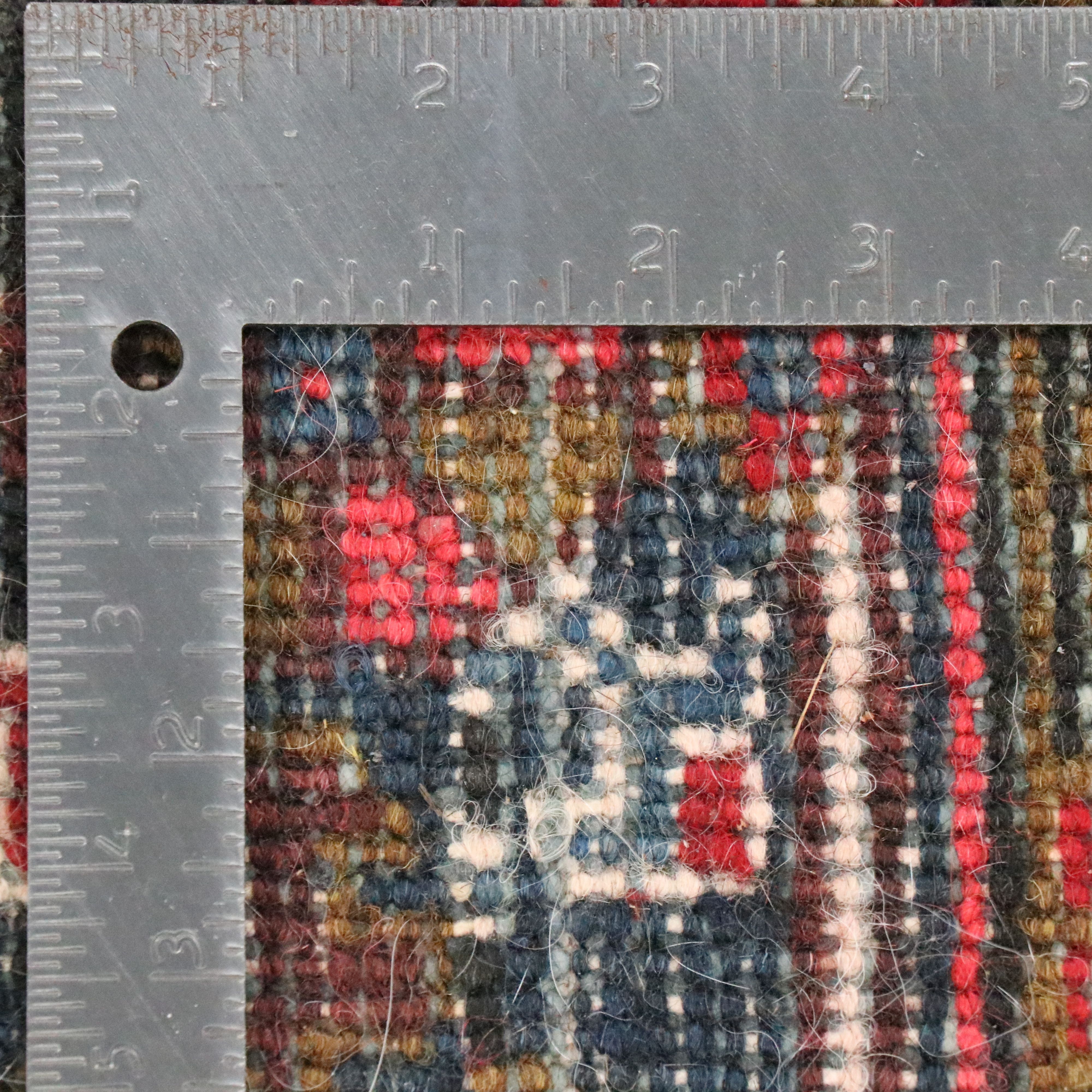 7'3 x 8'6 Hand-Knotted Persian Heriz Area Rug