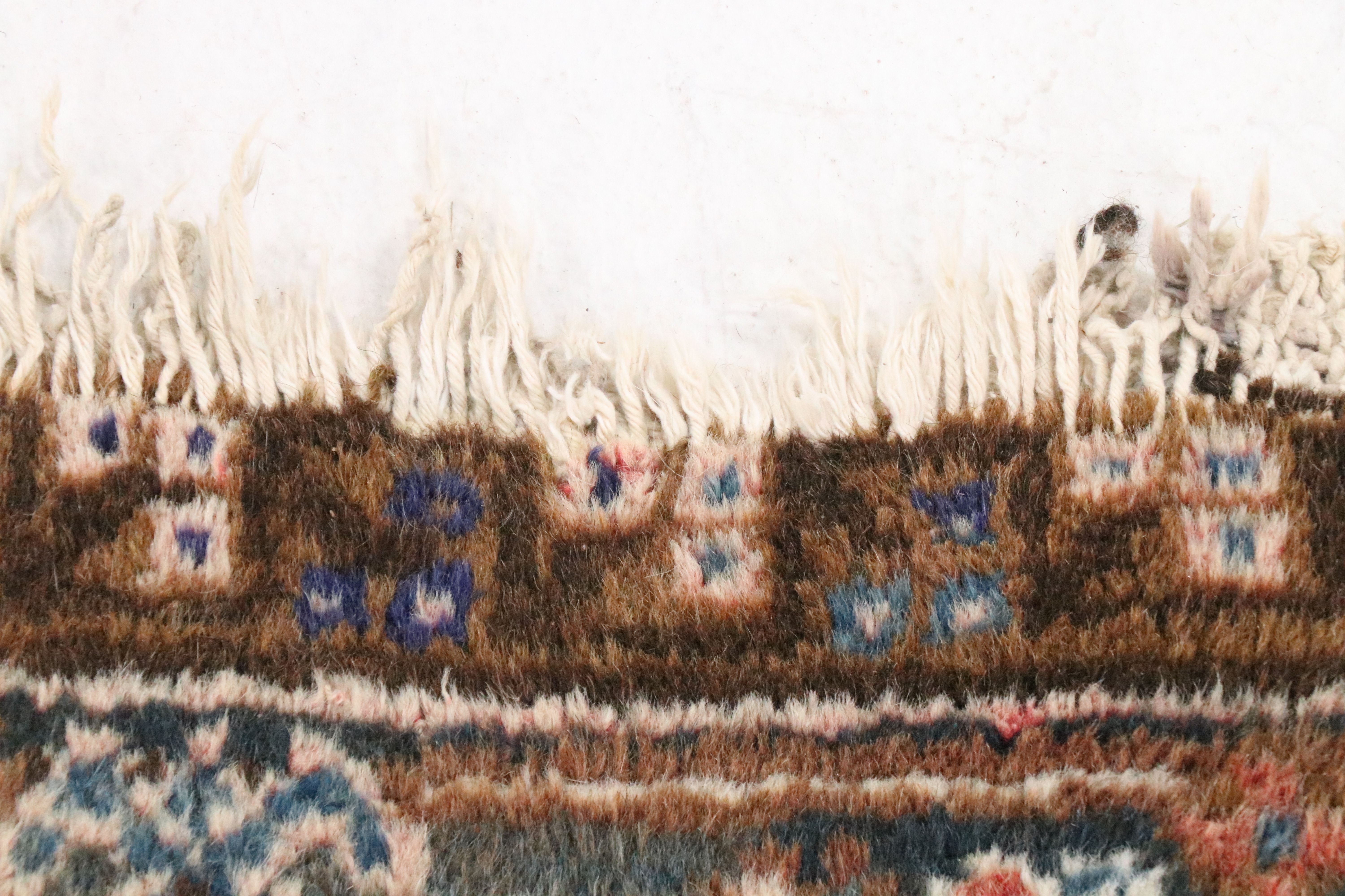 7'3 x 8'6 Hand-Knotted Persian Heriz Area Rug