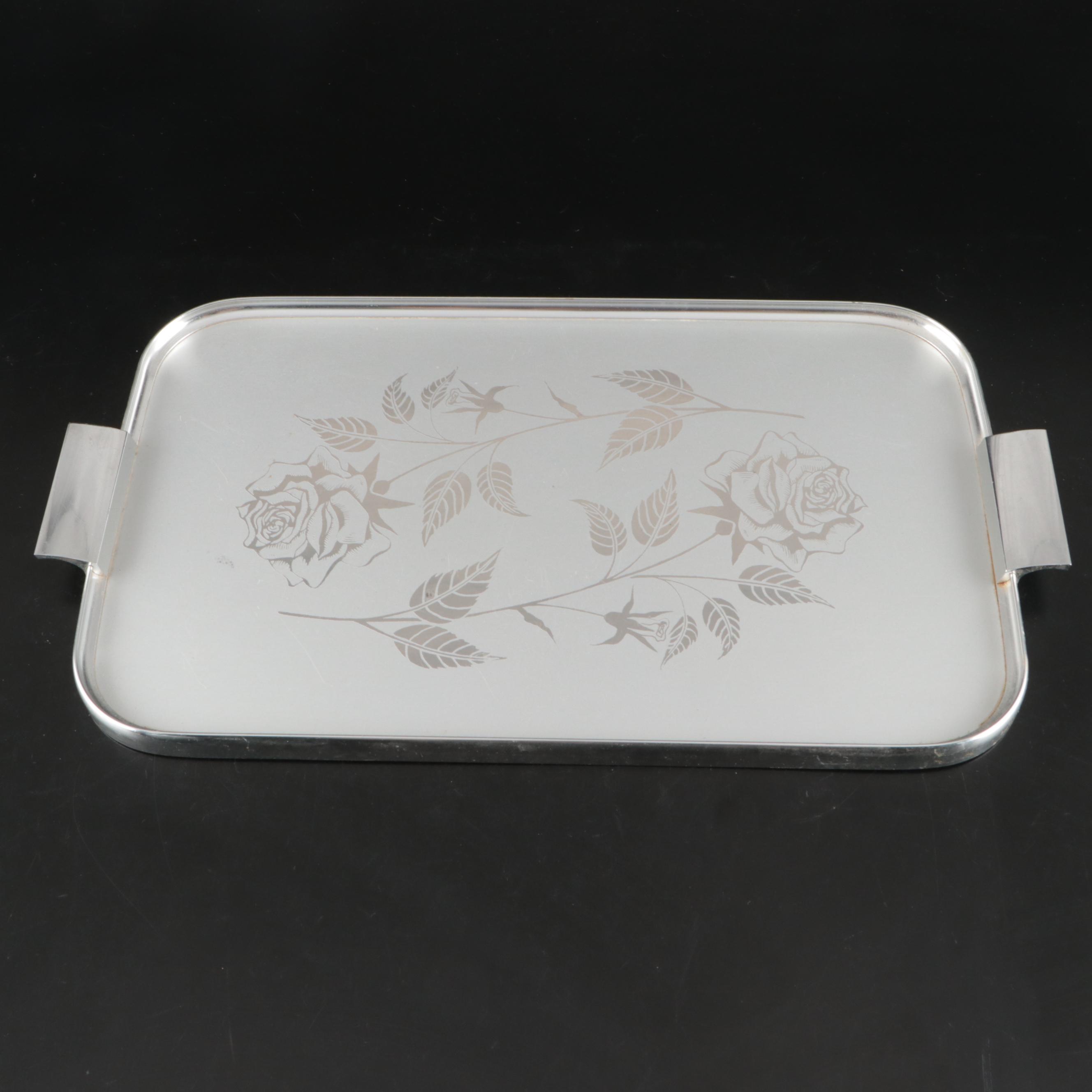 Glass Cruets, Silver Tone Candle Holders, and More Table Accessories