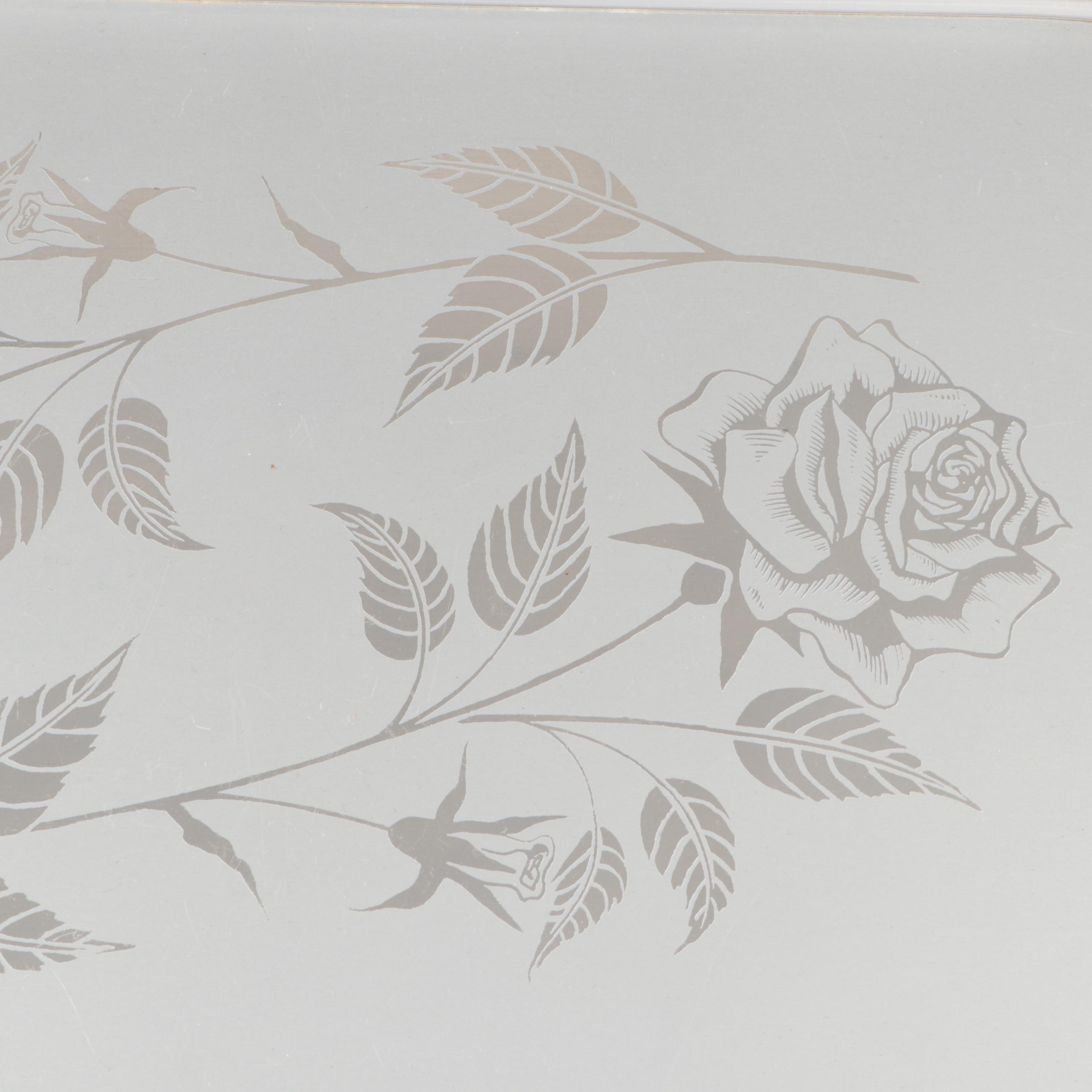 Glass Cruets, Silver Tone Candle Holders, and More Table Accessories