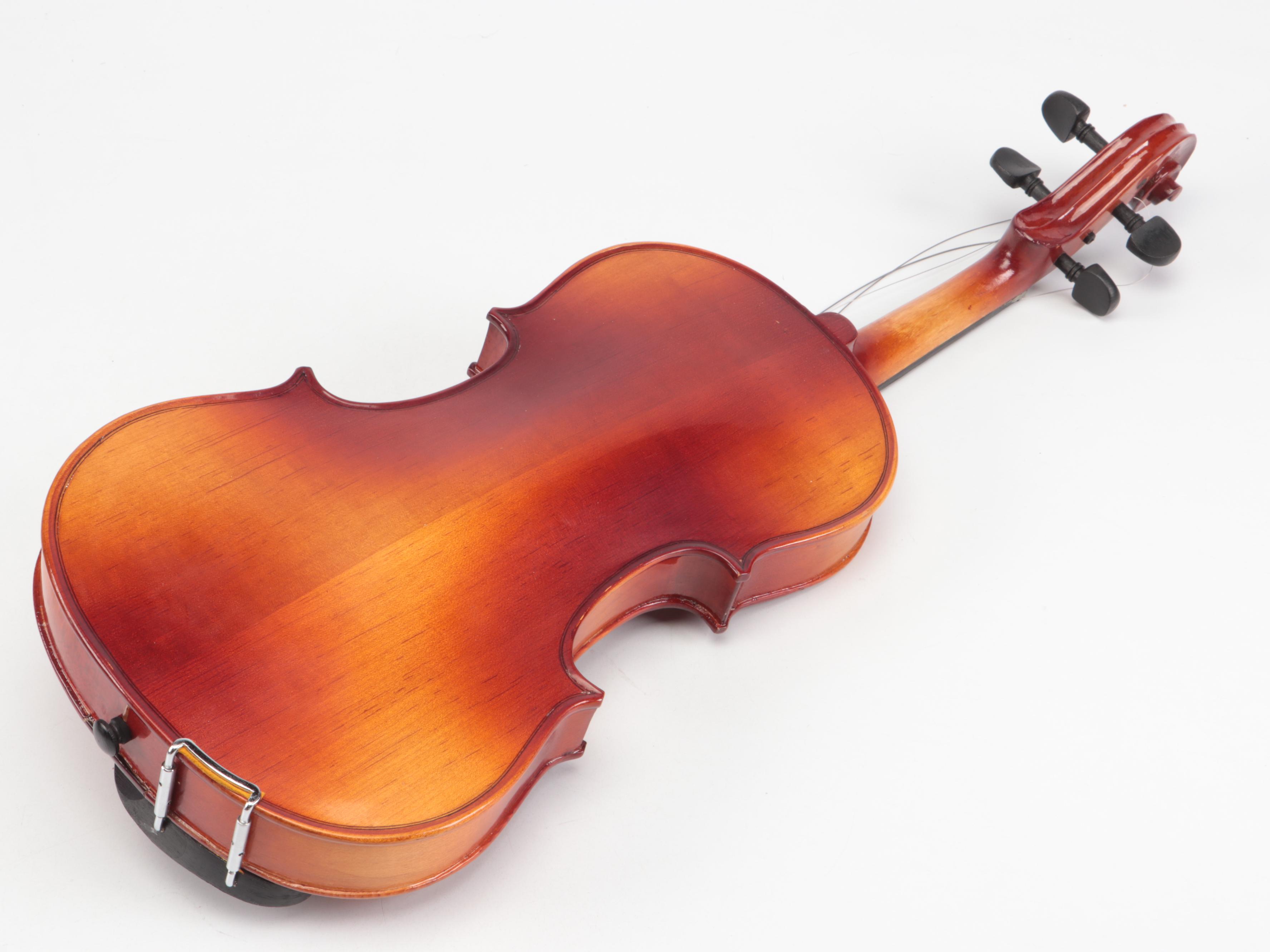 Heimer Spruce Top Violin with Padded Nylon Travel Case & Bow