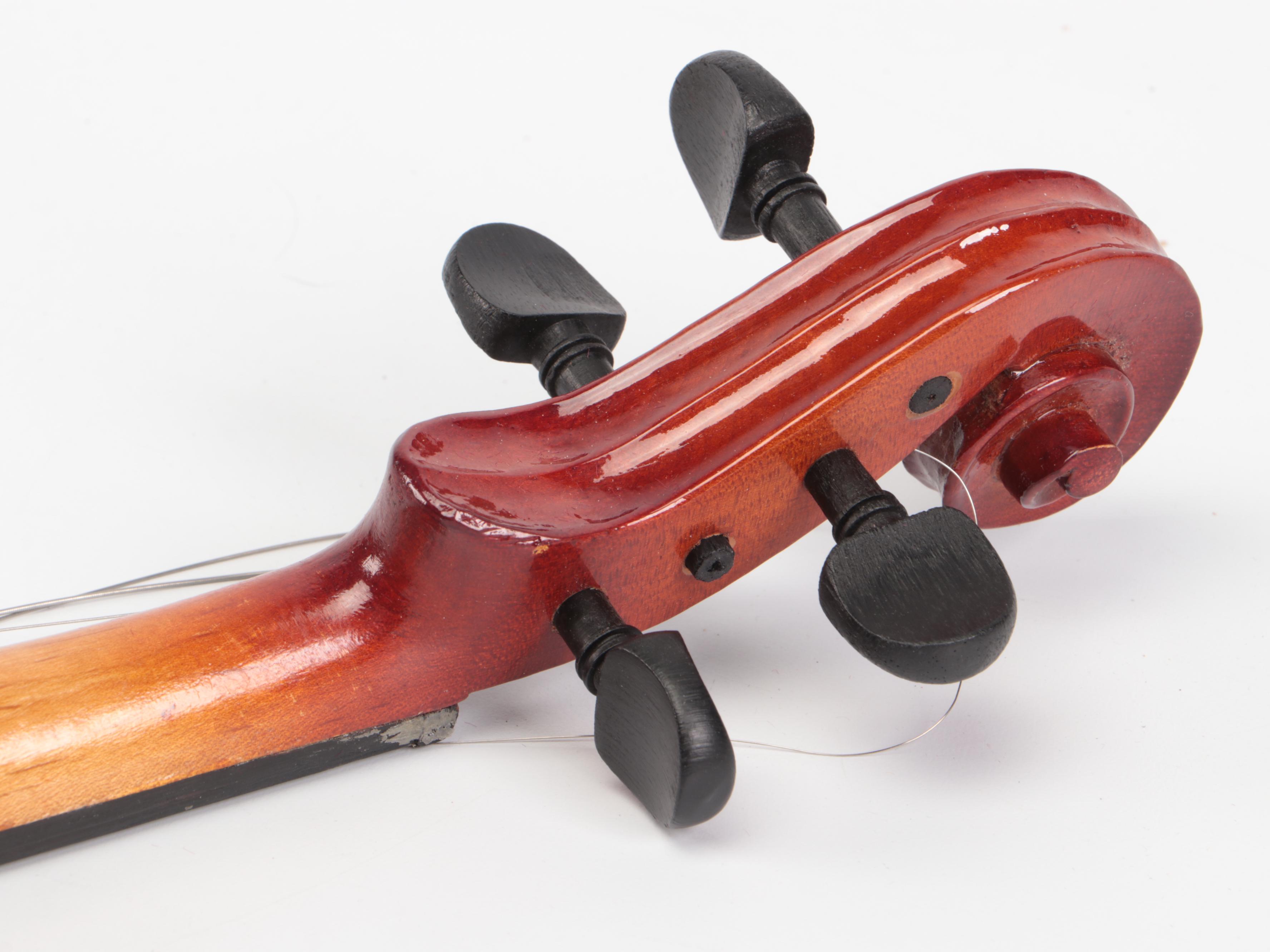 Heimer Spruce Top Violin with Padded Nylon Travel Case & Bow