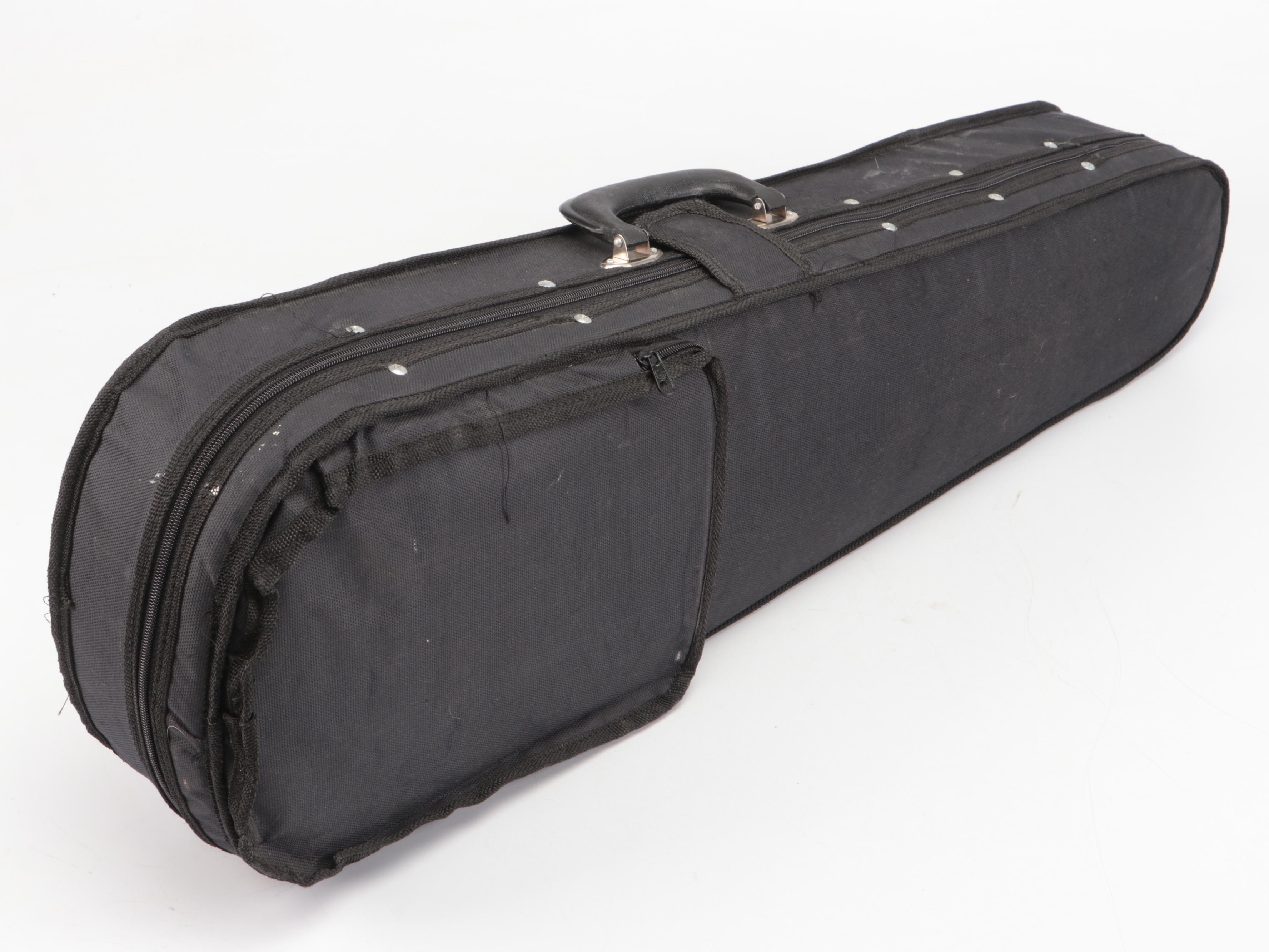 Heimer Spruce Top Violin with Padded Nylon Travel Case & Bow