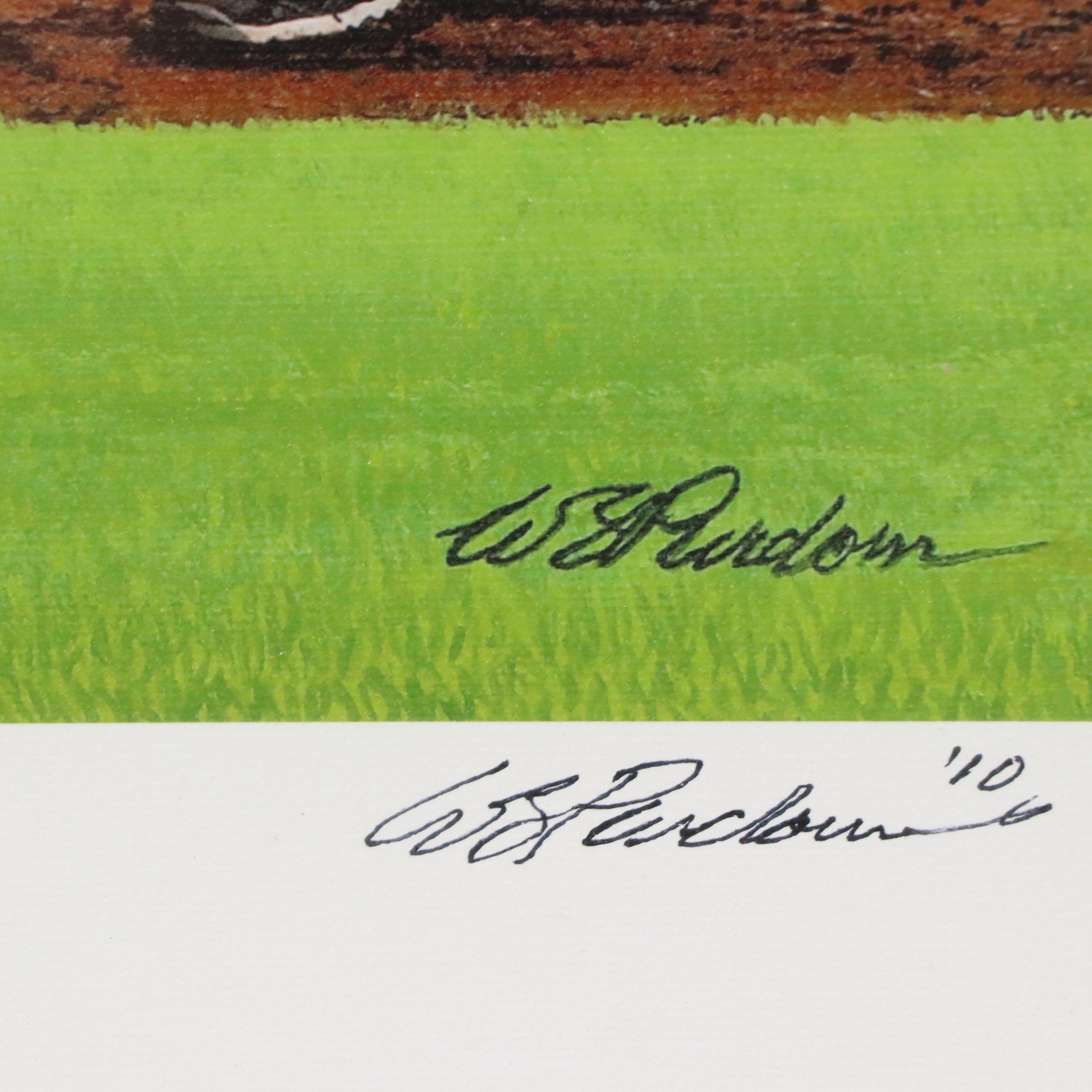 Bill Purdom Cincinnati Reds Giclée "Great American Clinch," 2010