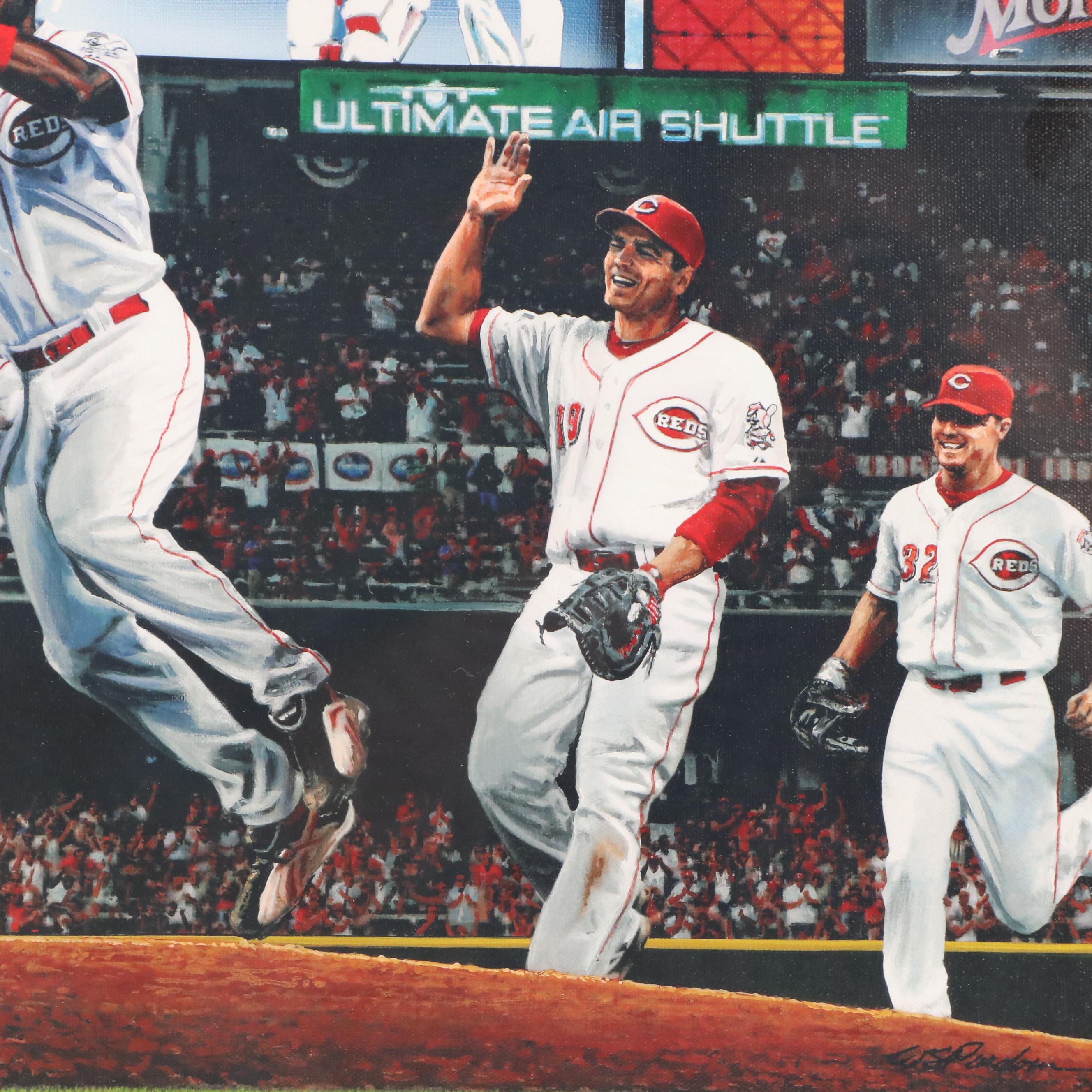 Bill Purdom Cincinnati Reds Giclée "No-No Number Two," 2013
