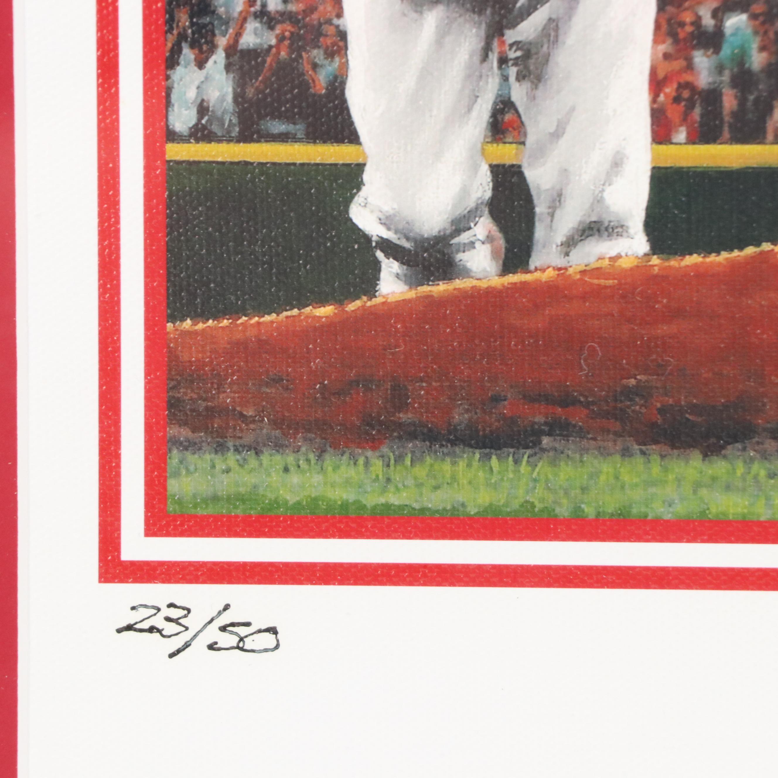Bill Purdom Cincinnati Reds Giclée "No-No Number Two," 2013