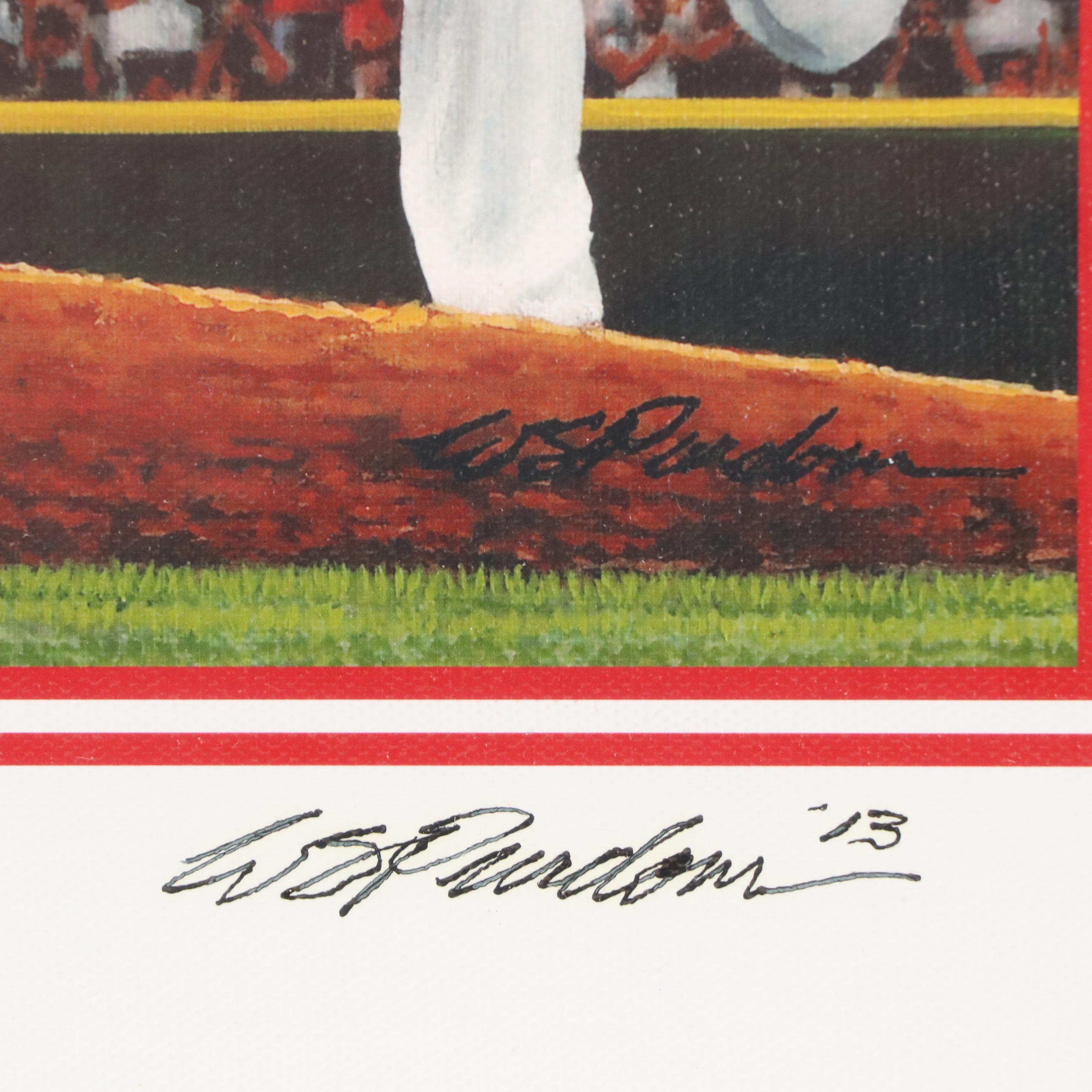 Bill Purdom Cincinnati Reds Giclée "No-No Number Two," 2013