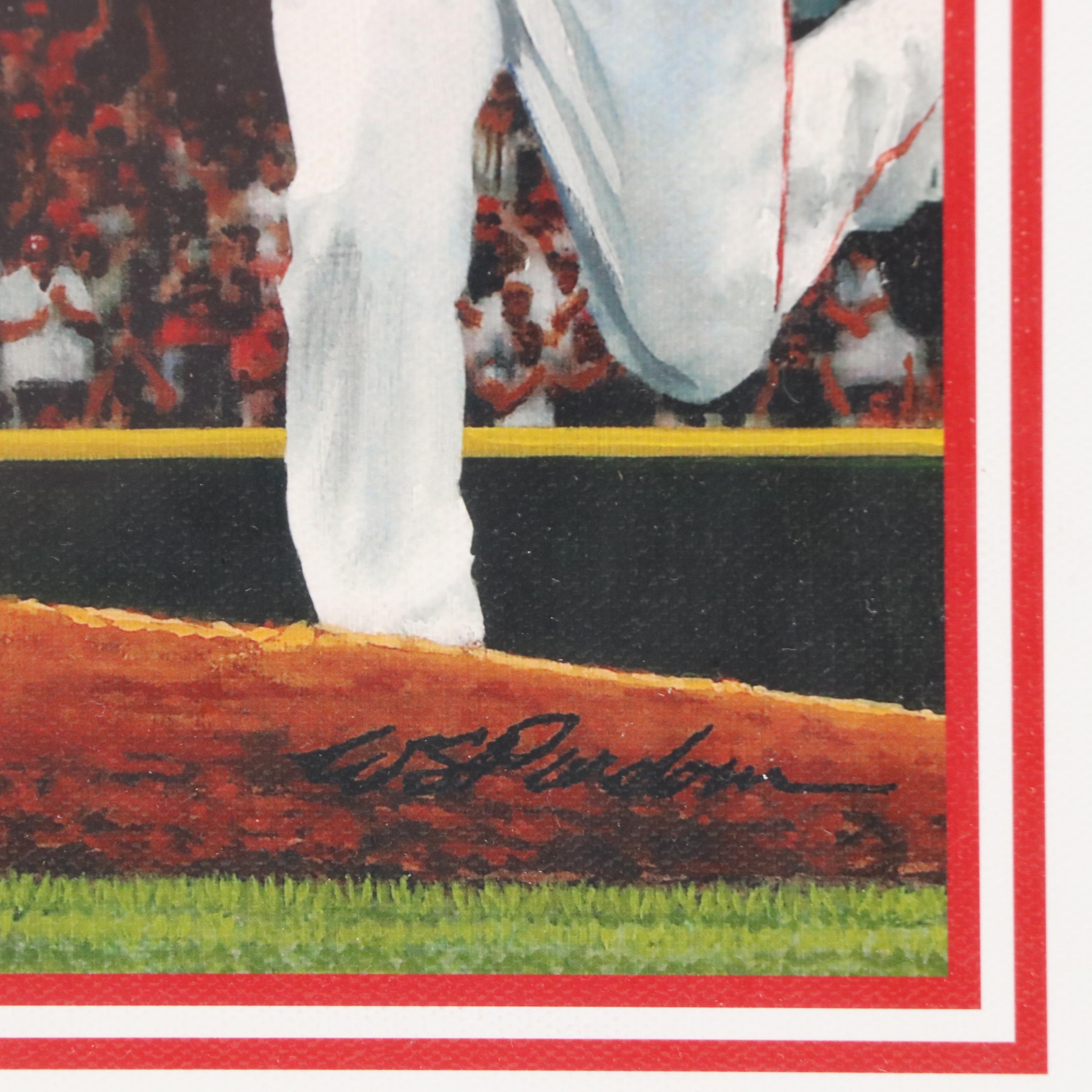 Bill Purdom Cincinnati Reds Giclée "No-No Number Two," 2013