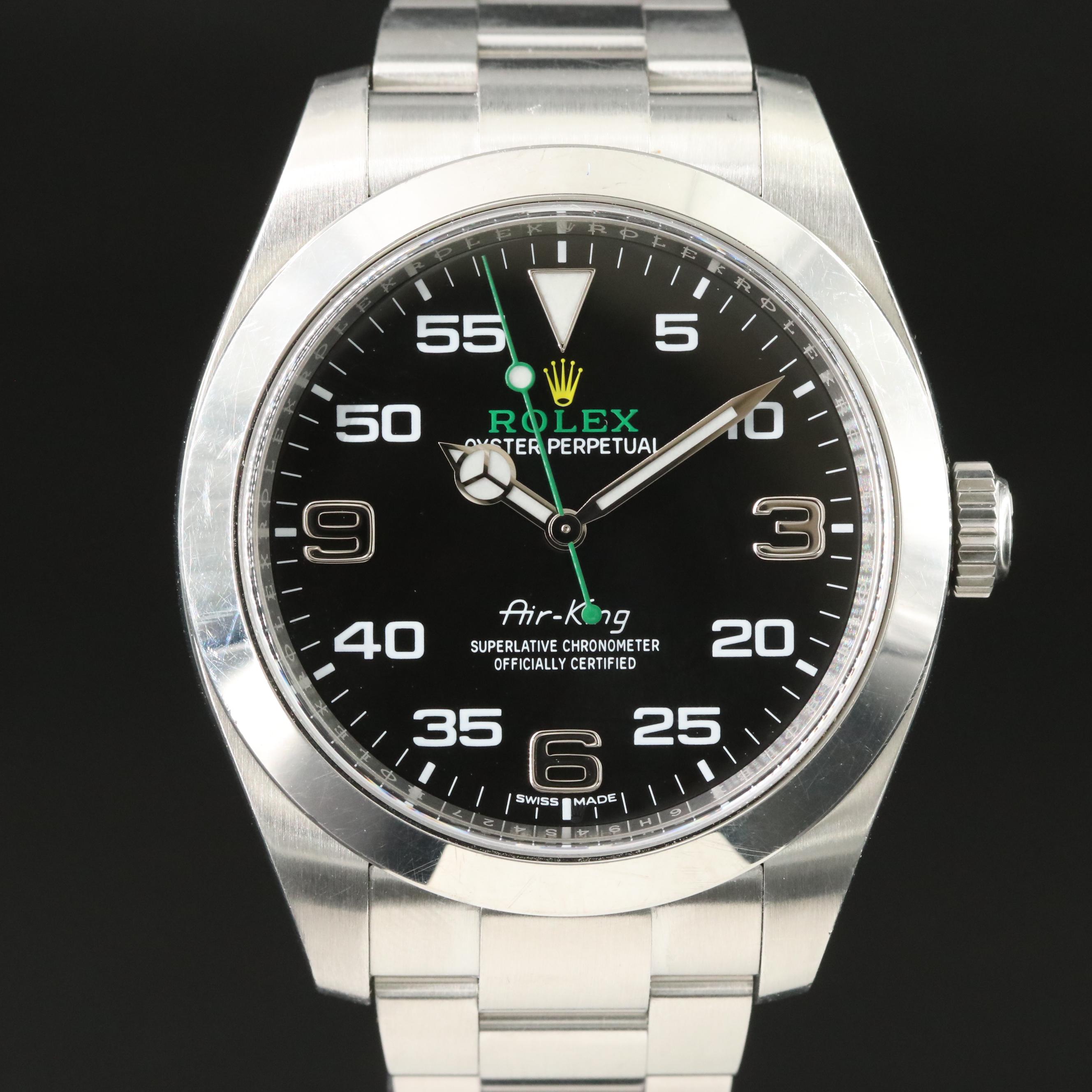 Rolex Oyster Perpetual Air-King Model 116900 Stainless Steel Watch