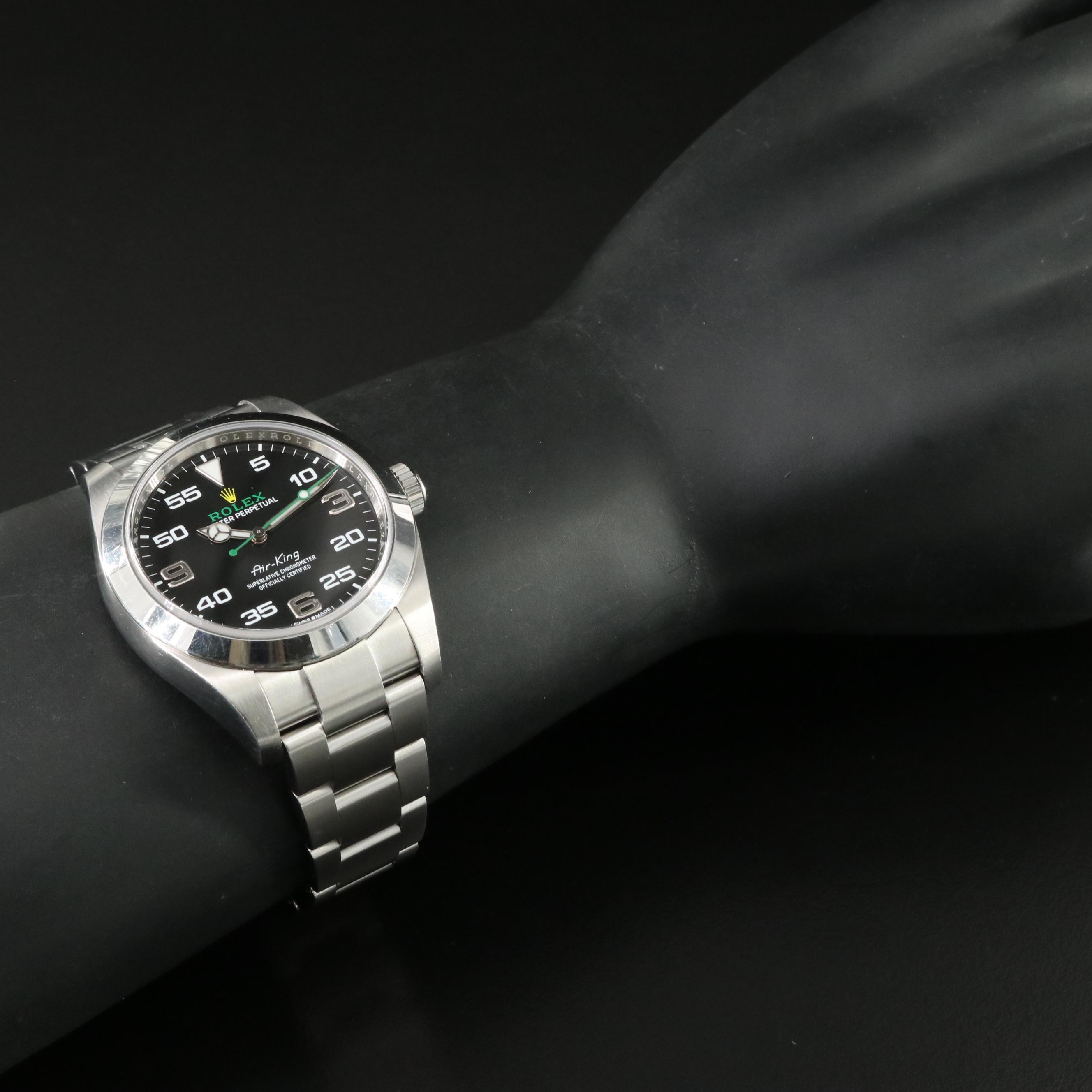 Rolex Oyster Perpetual Air-King Model 116900 Stainless Steel Watch