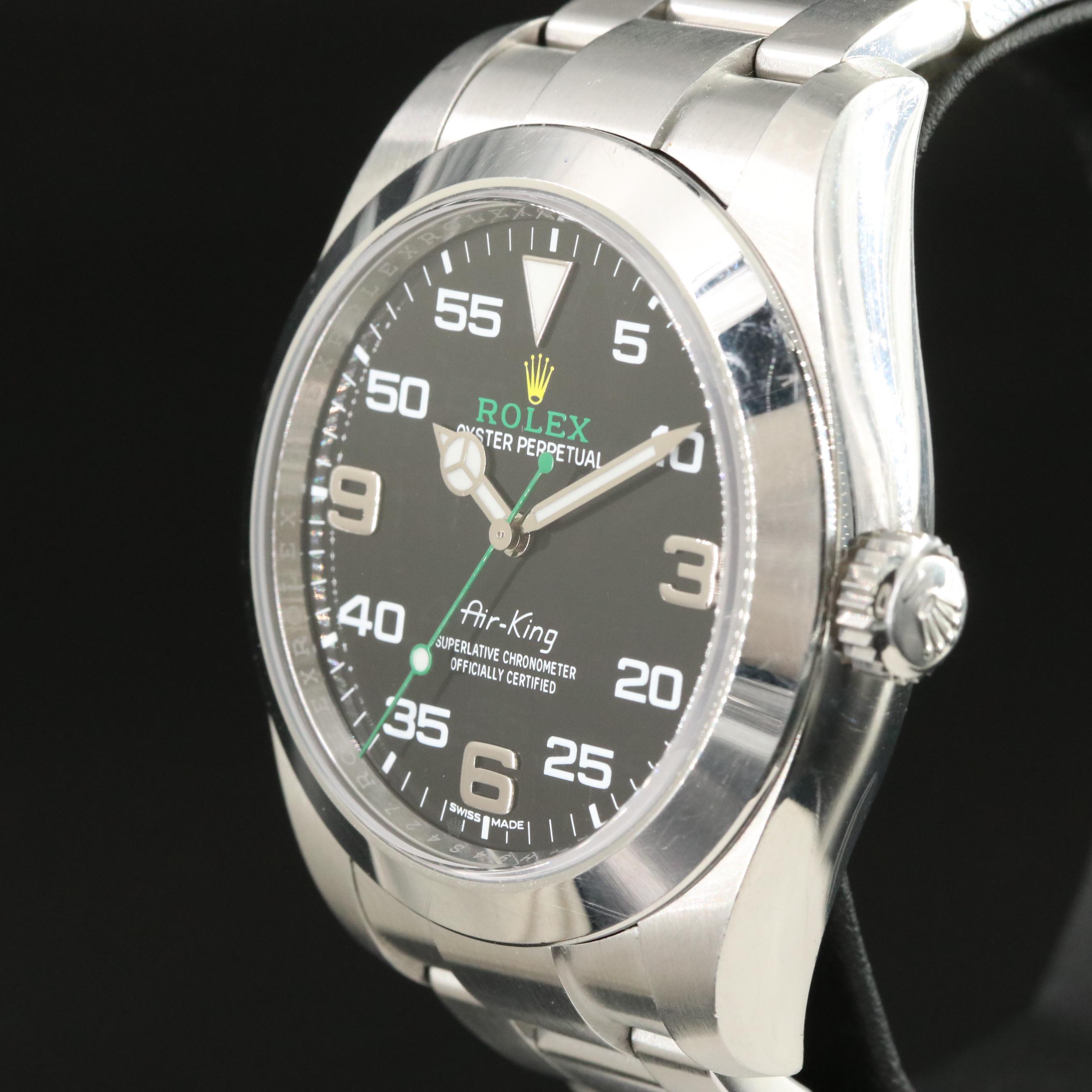 Rolex Oyster Perpetual Air-King Model 116900 Stainless Steel Watch