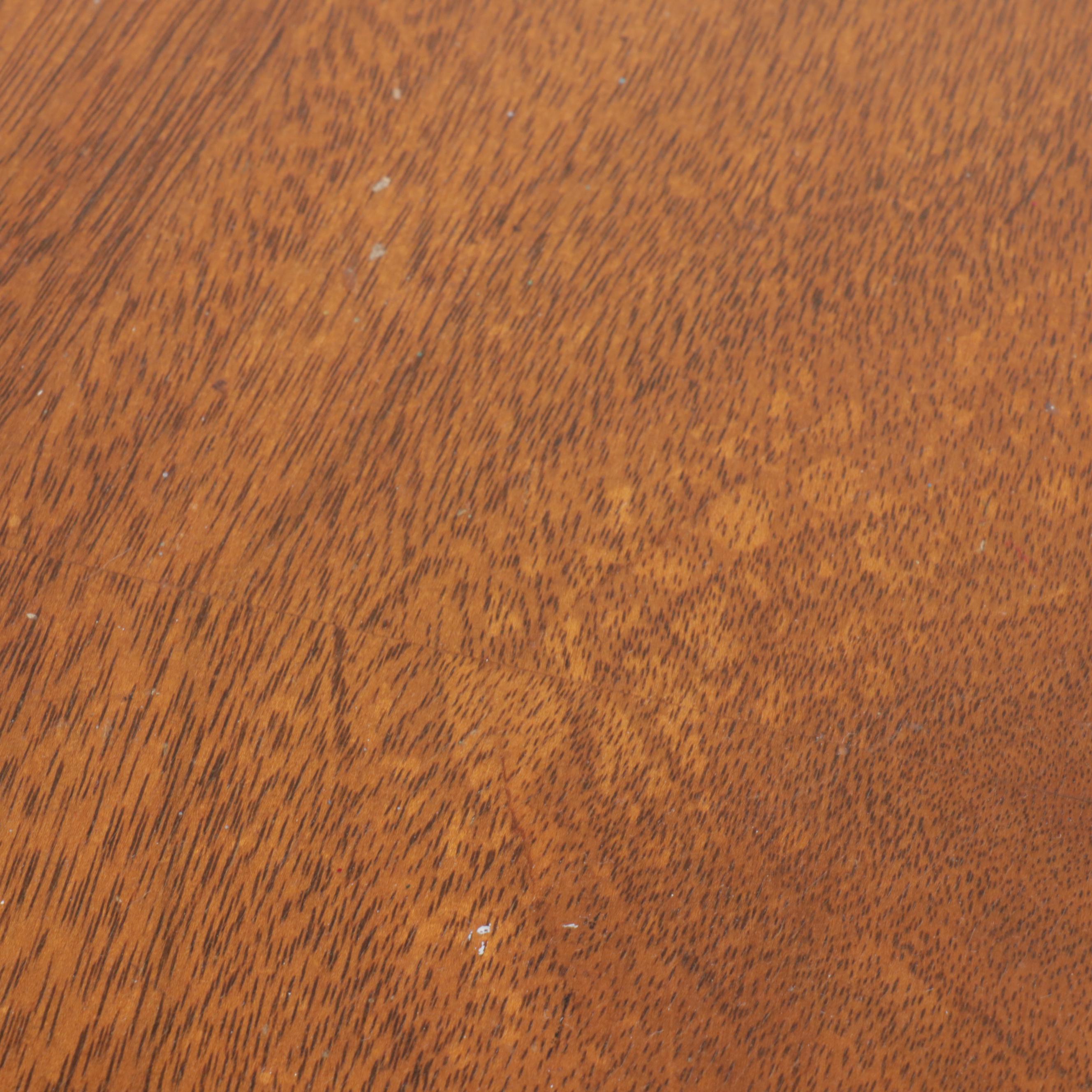 Seven-Piece French Provincial Style Dining Set with Cane-Back Chairs