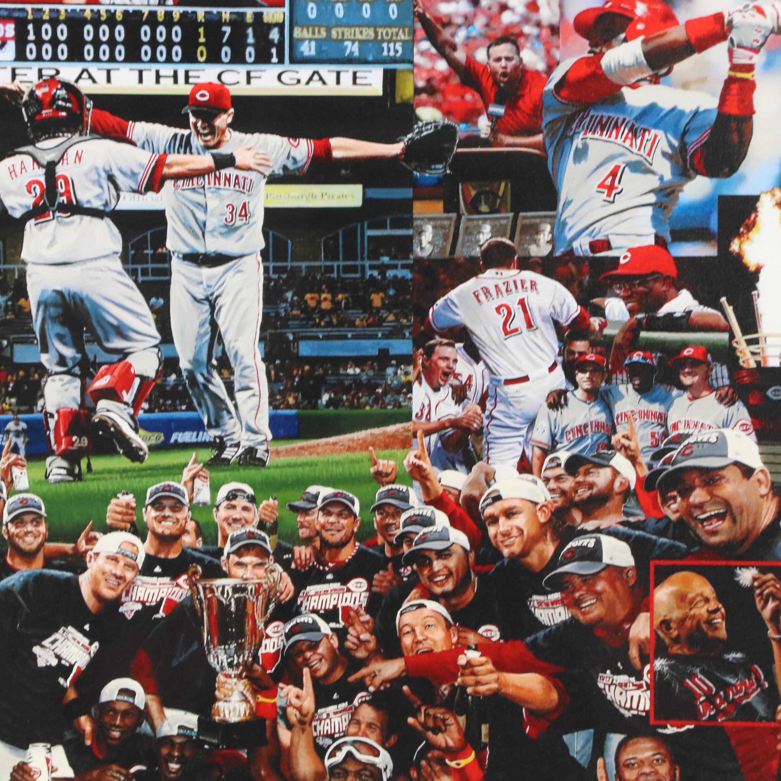 Bill Purdom Cincinnati Reds Giclée "A Season to Celebrate," 2012