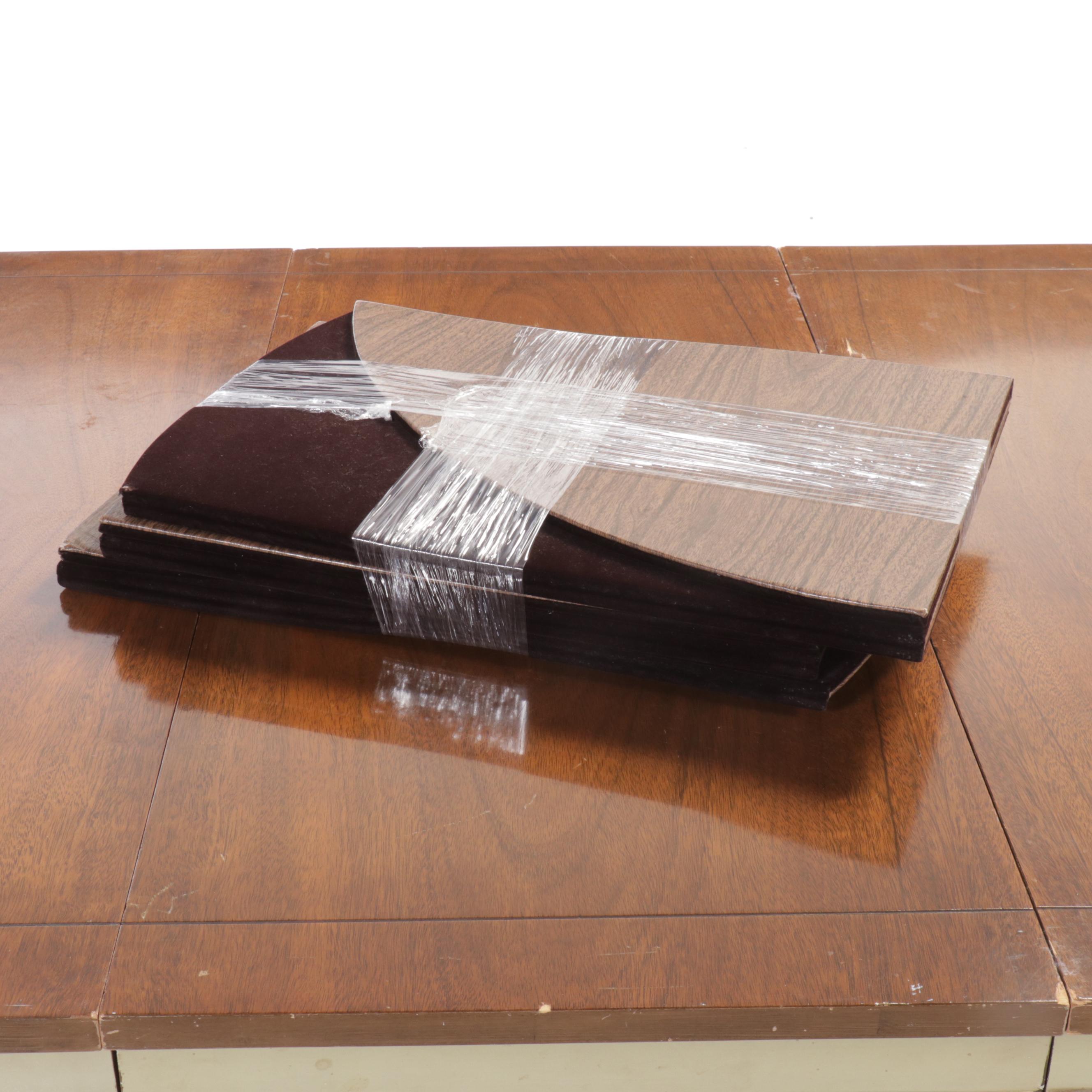 Seven-Piece French Provincial Style Dining Set with Cane-Back Chairs