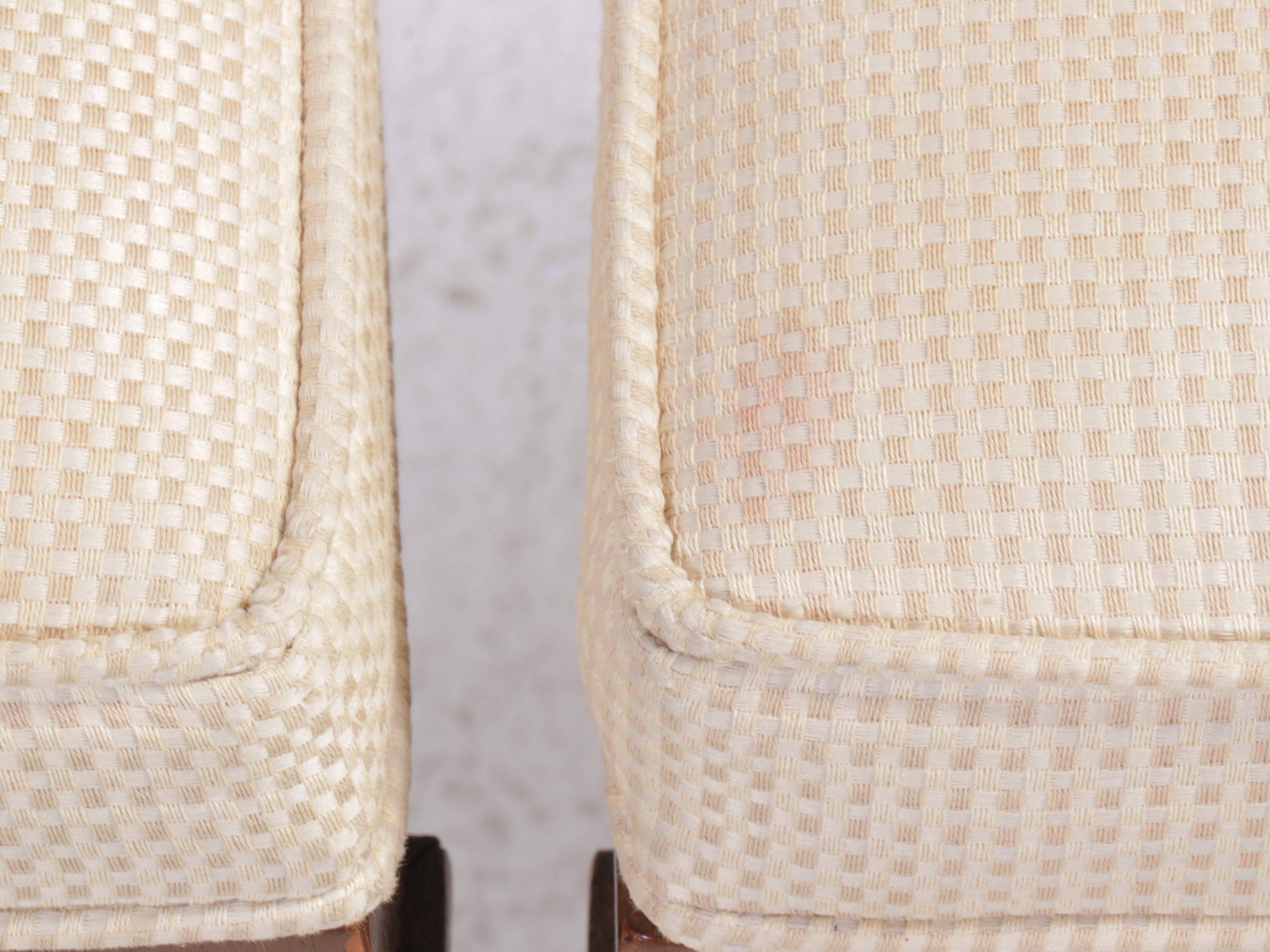 Seven-Piece French Provincial Style Dining Set with Cane-Back Chairs