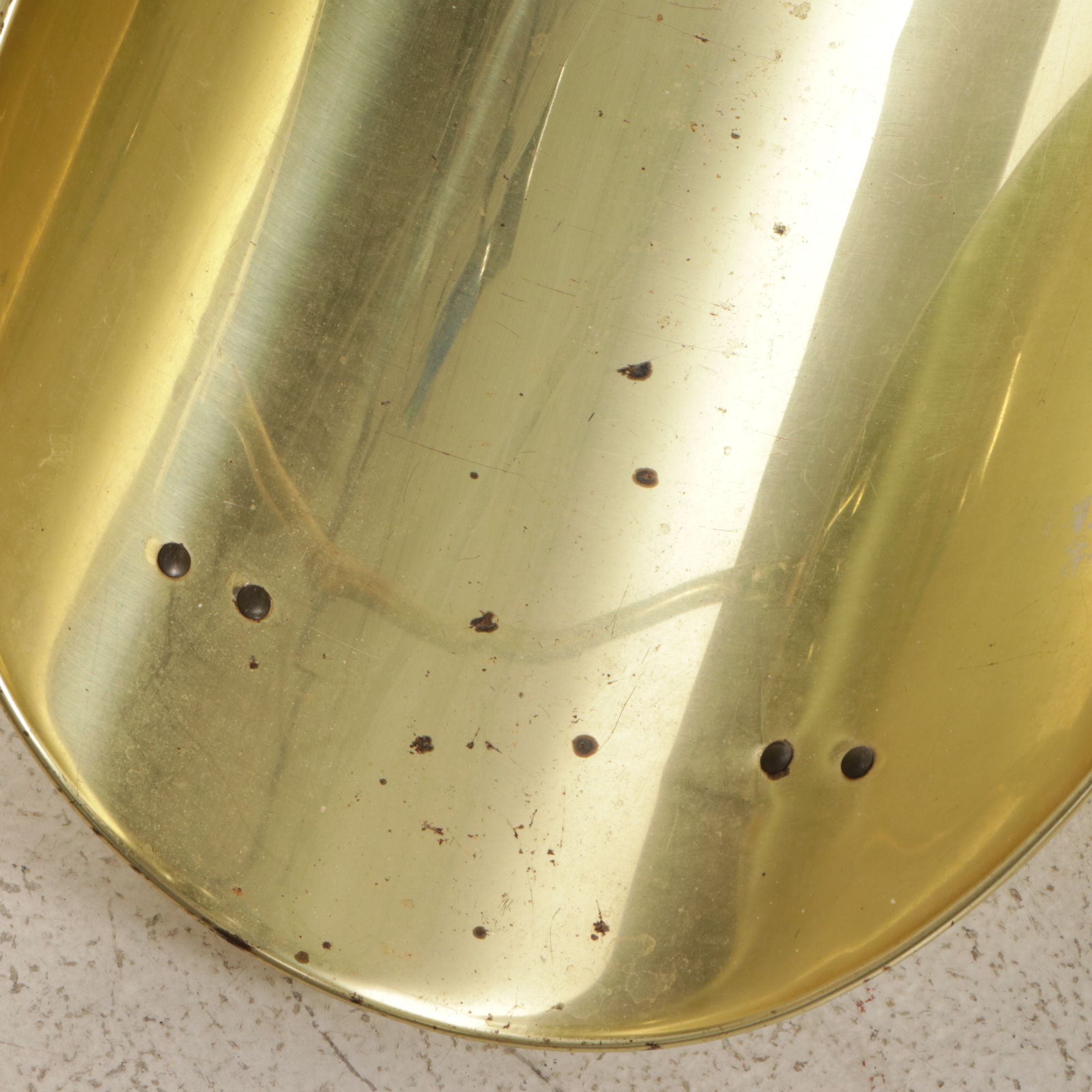 Footed Brass Firewood Holder with Brass Kindling Bucket