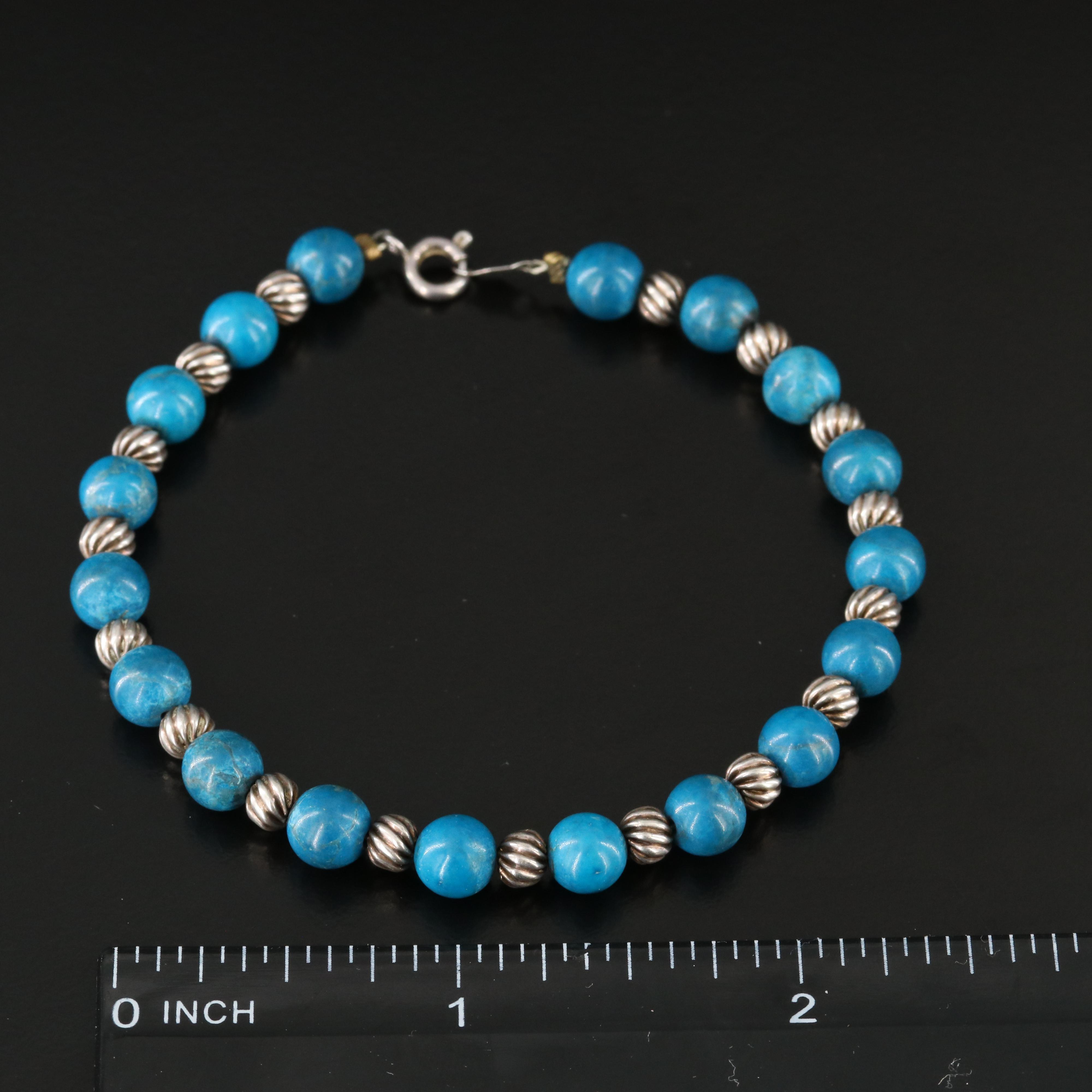 Sterling Magnesite Bracelet